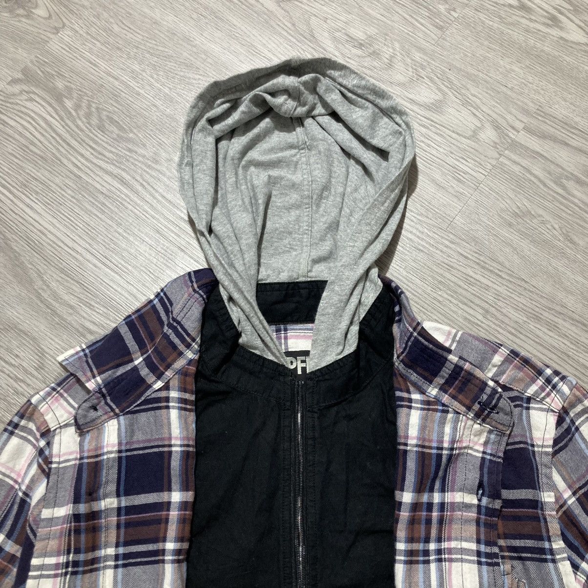 PPFM 2000s PPFM Double Layer Flanel Plaid Hoodie Lgb Punk Style Size US M / EU 48-50 / 2 - 6 Thumbnail