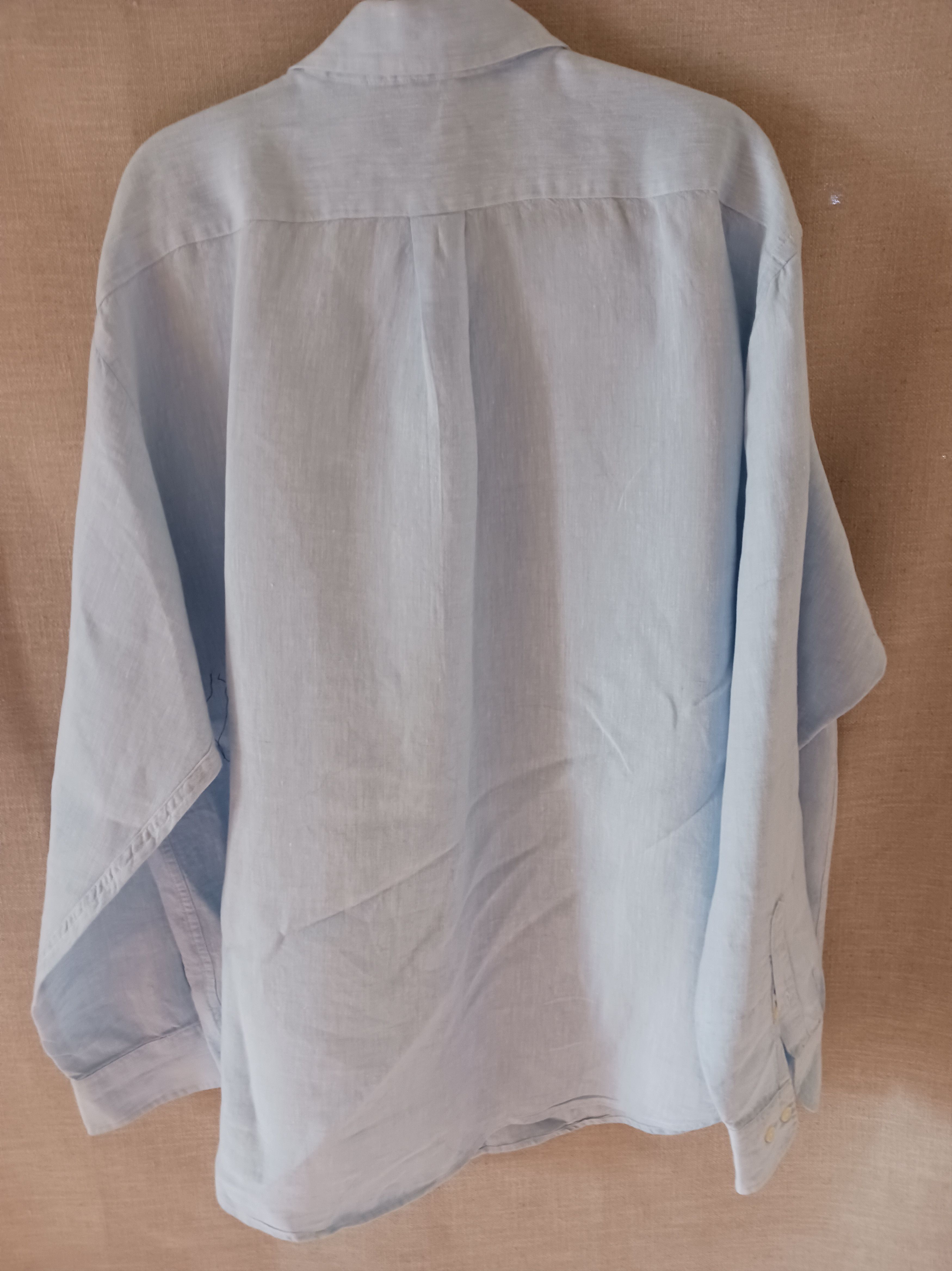 Roundtree & Yorke Vintage 80's Men's Long Sleeve Striped Shirt Size US XL / EU 56 / 4 - 2 Thumbnail