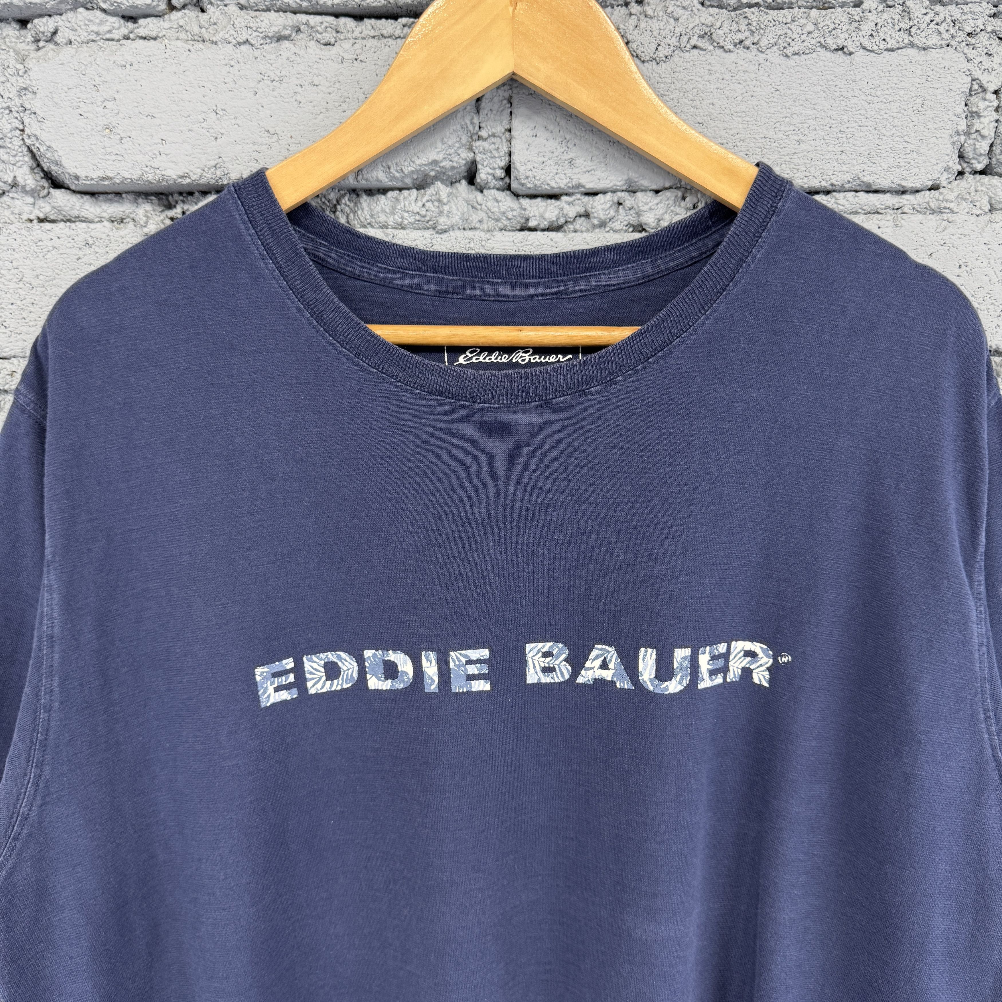Eddie Bauer Sunfaded Eddie Bauer Short Sleeve Crew Neck Tshirt Size US XL / EU 56 / 4 - 3 Thumbnail