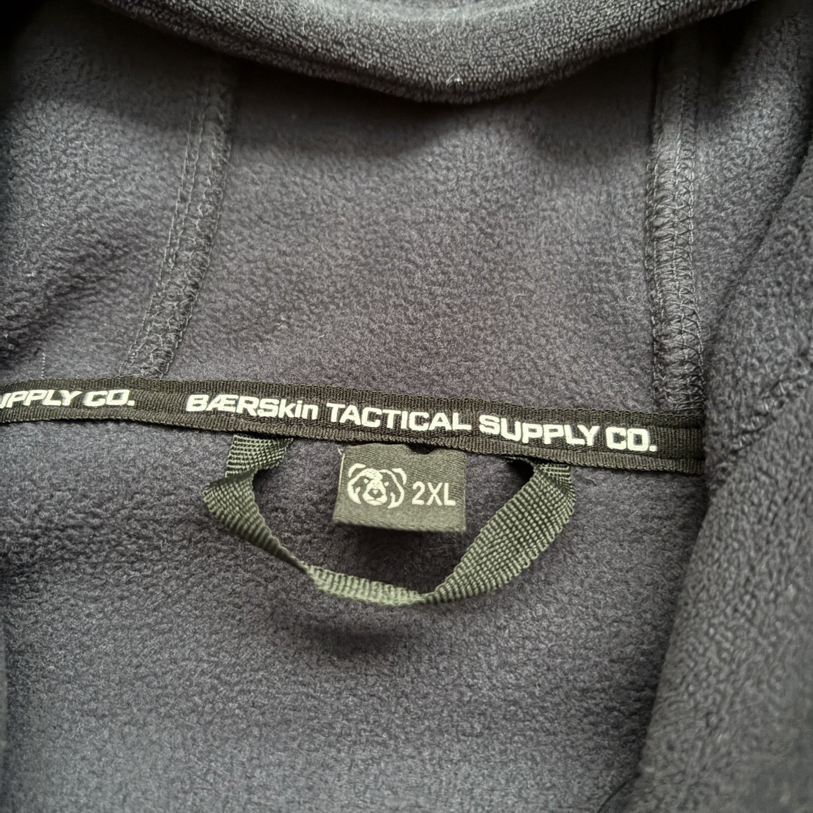 Vintage Baerskin Tactical Fleece Hoodie Men's Size 2XL Blue Size US XXL / EU 58 / 5 - 2 Thumbnail