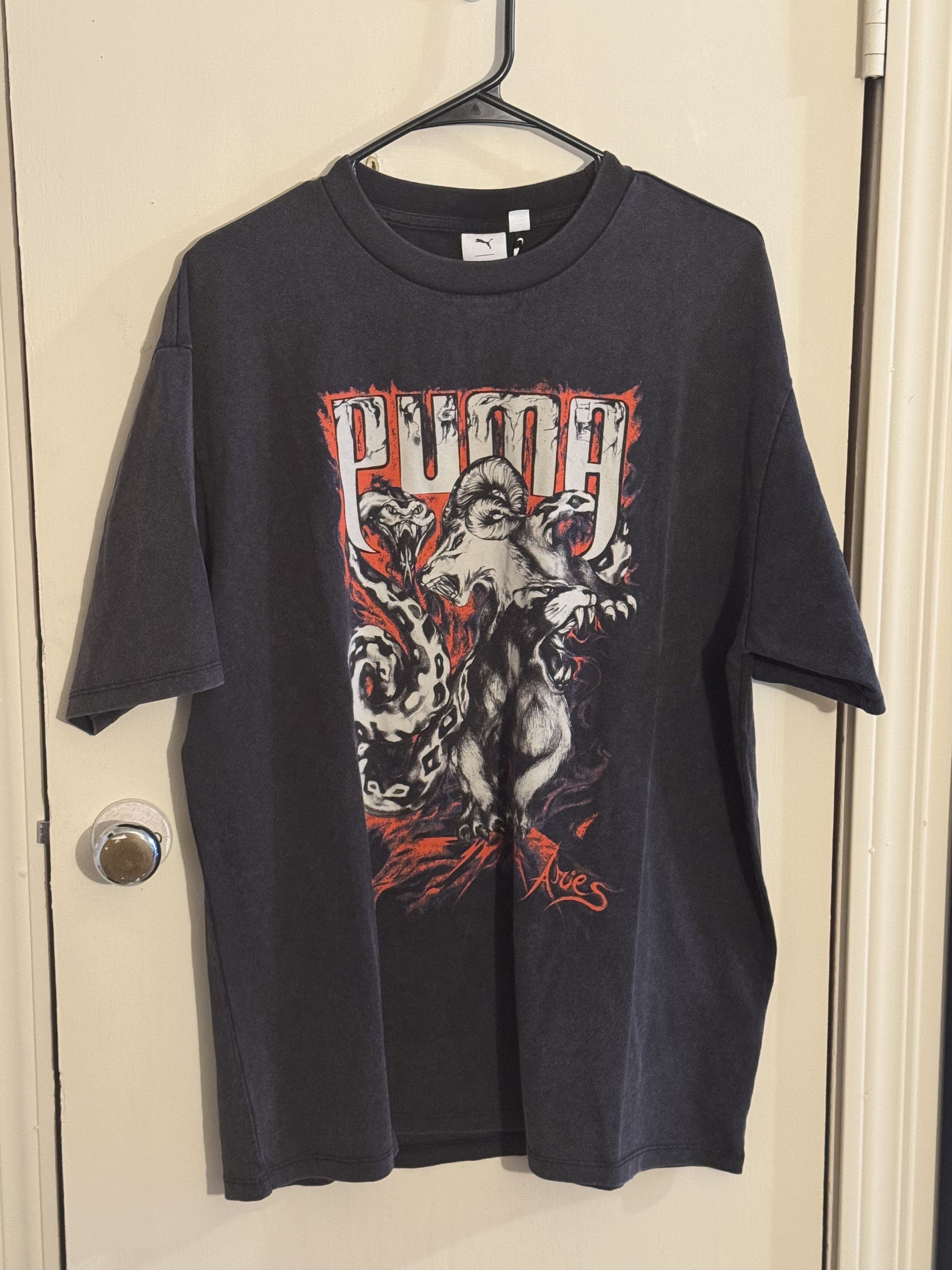 Puma Puma x ARIES Graphic T-shirt Size US L / EU 52-54 / 3 - 1 Thumbnail