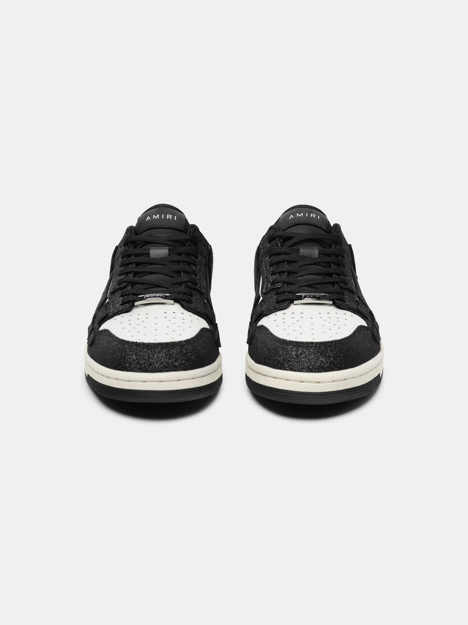 Amiri o1mle0426 Skelton Low-Top Sneakers in Black/White Size US 15 / EU 48 - 3 Thumbnail