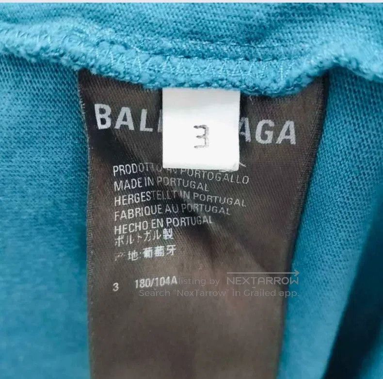 Balenciaga Balenciaga Vintage Letter Round Neck Long Sleeve T-Shirt Size US L / EU 52-54 / 3 - 4 Thumbnail