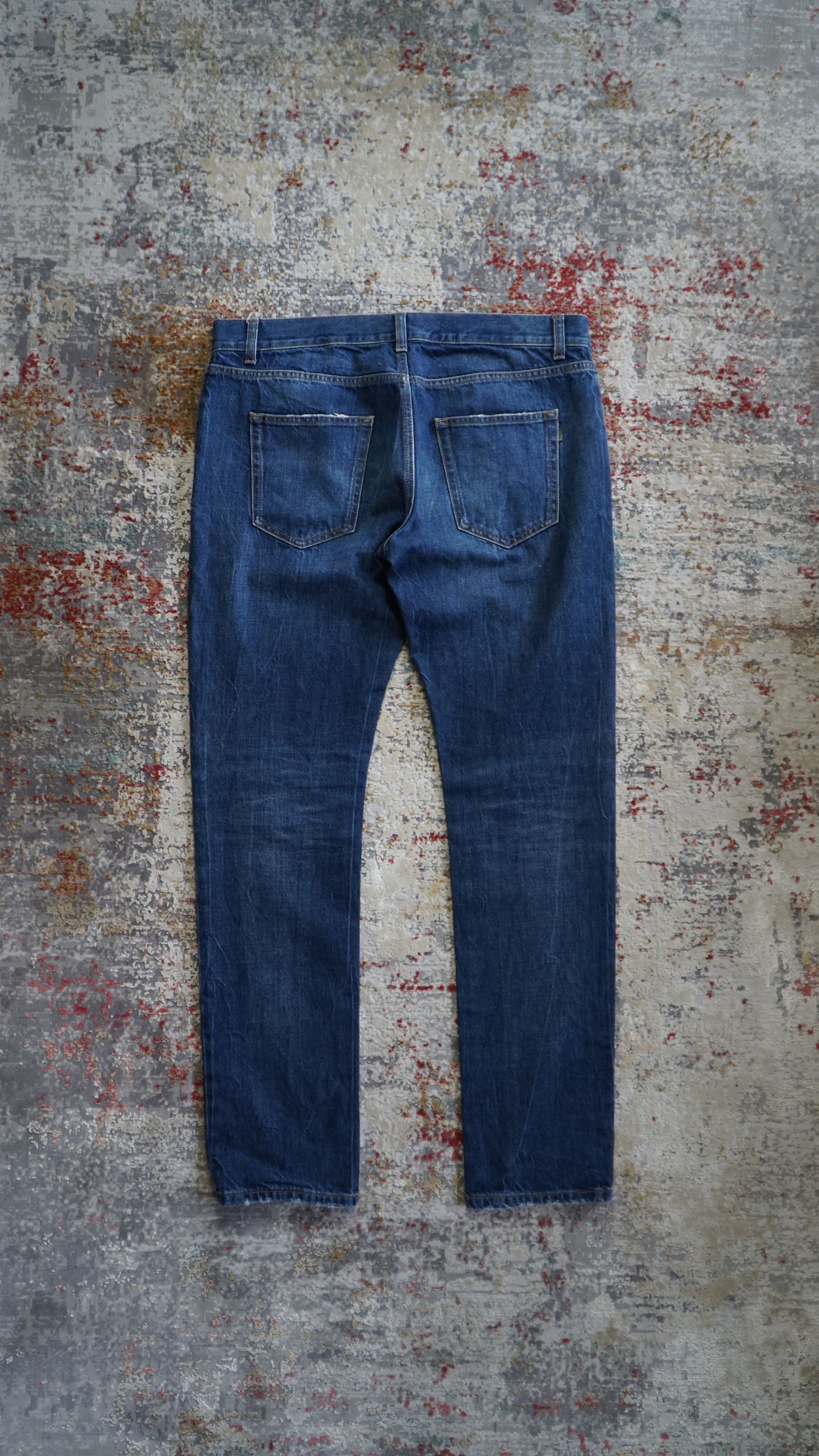 Saint Laurent Paris Saint Laurent D02 AW18 Distressed denim Size US 34 / EU 50 - 2 Thumbnail
