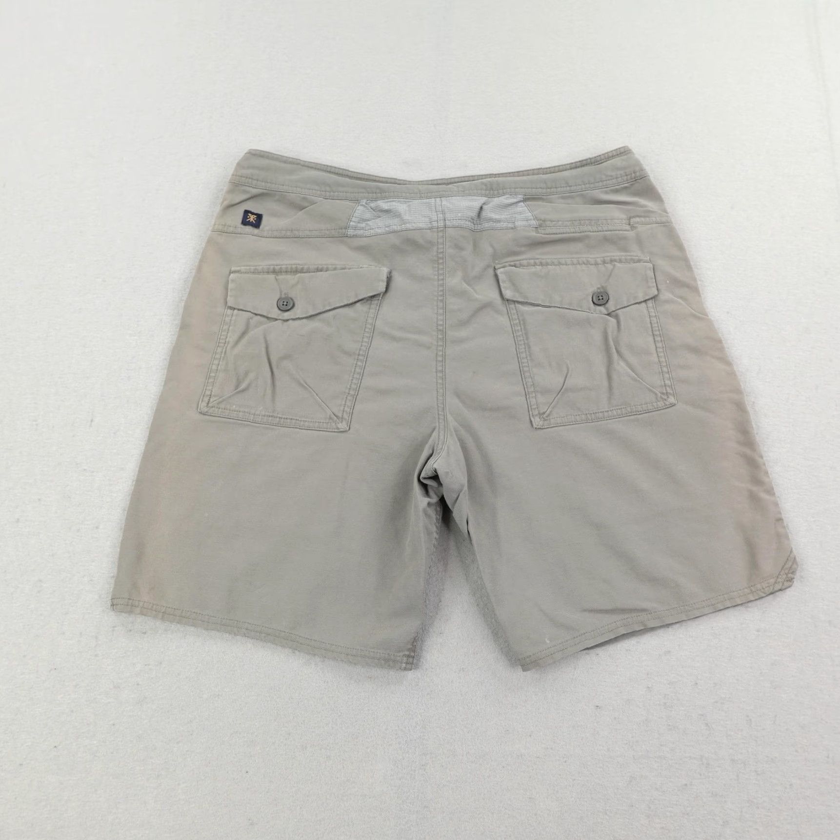 Roark Roark Men's Chino Shorts 33 Gray Travel Hiking Outdoors Stretch Casual summer Size US 33 - 6 Thumbnail