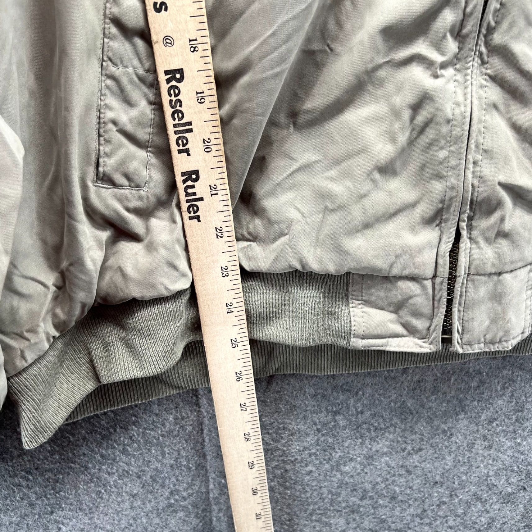 Members Only VINTAGE Members Only Bomber Jacket Men Large Khaki Full Zip Beige Polyester 90s Size US L / EU 52-54 / 3 - 3 Thumbnail