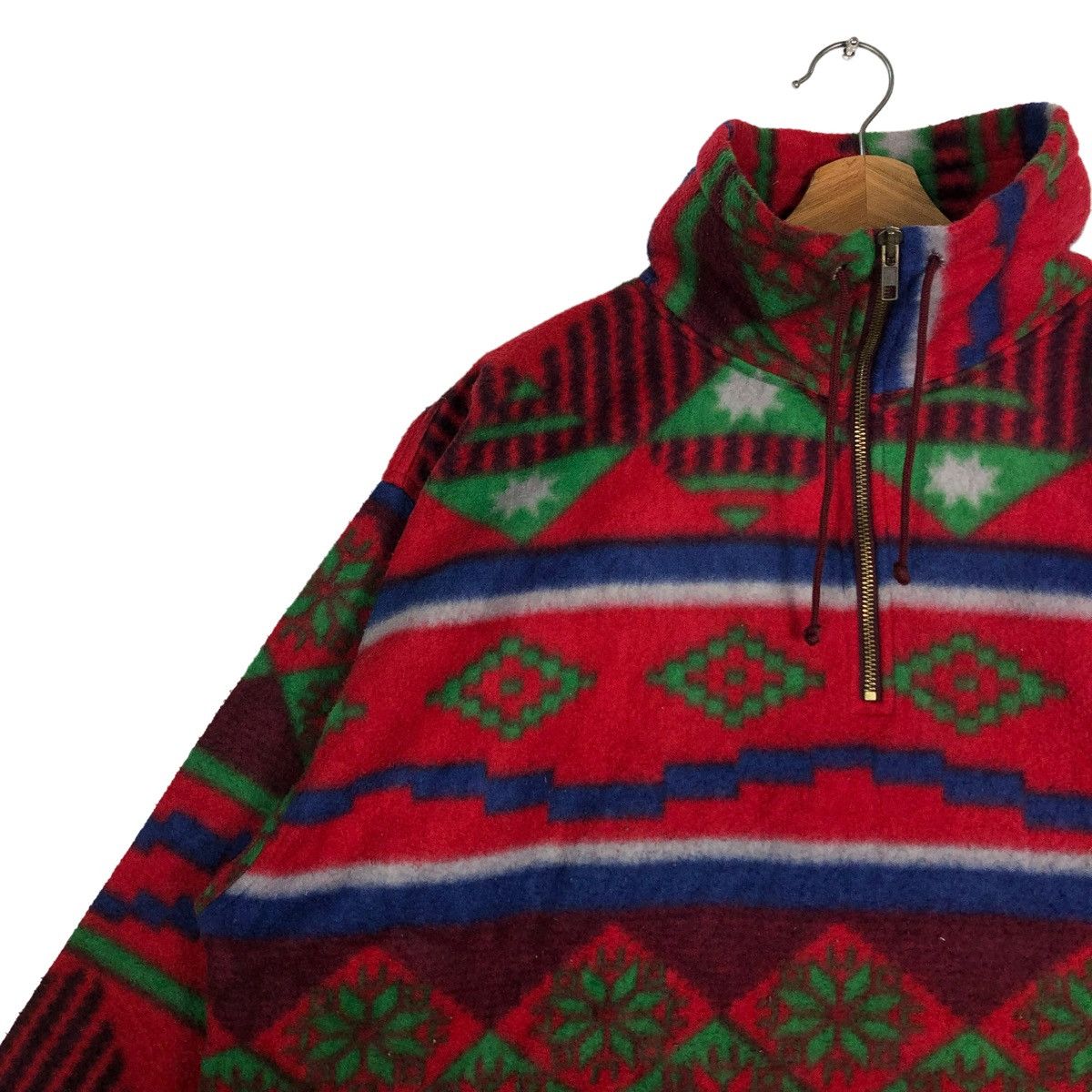 Japanese Brand 🔥VTG NAVAJO NATIVE FLEECE JACKET NEW FAST JAPAN MADE Size US XL / EU 56 / 4 - 9 Thumbnail