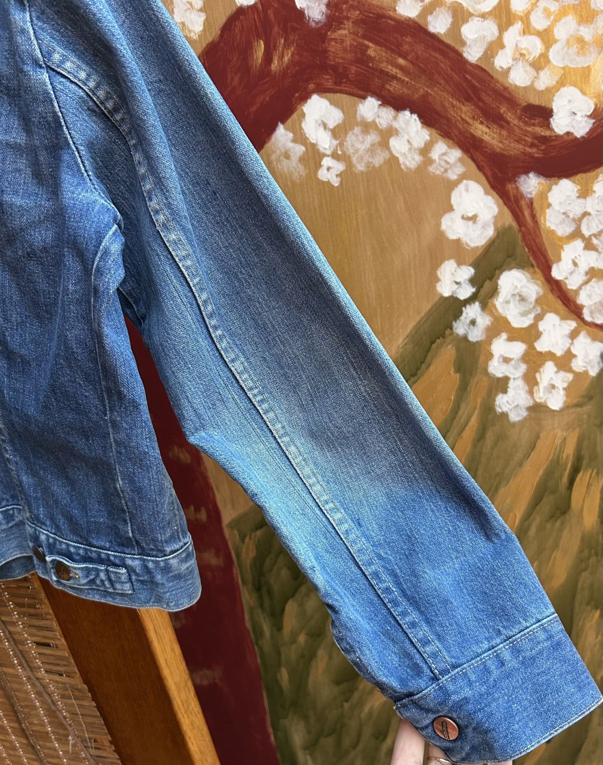 Wrangler 70s Wrangler 124mj Denim Trucker Work Jacket Scoville Snap Size US M / EU 48-50 / 2 - 13 Thumbnail