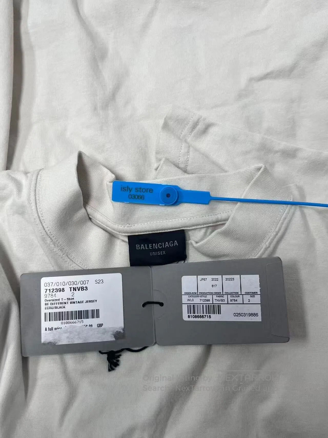 Balenciaga Balenciaga Be Different Logo Print T. Size US M / EU 48-50 / 2 - 3 Thumbnail