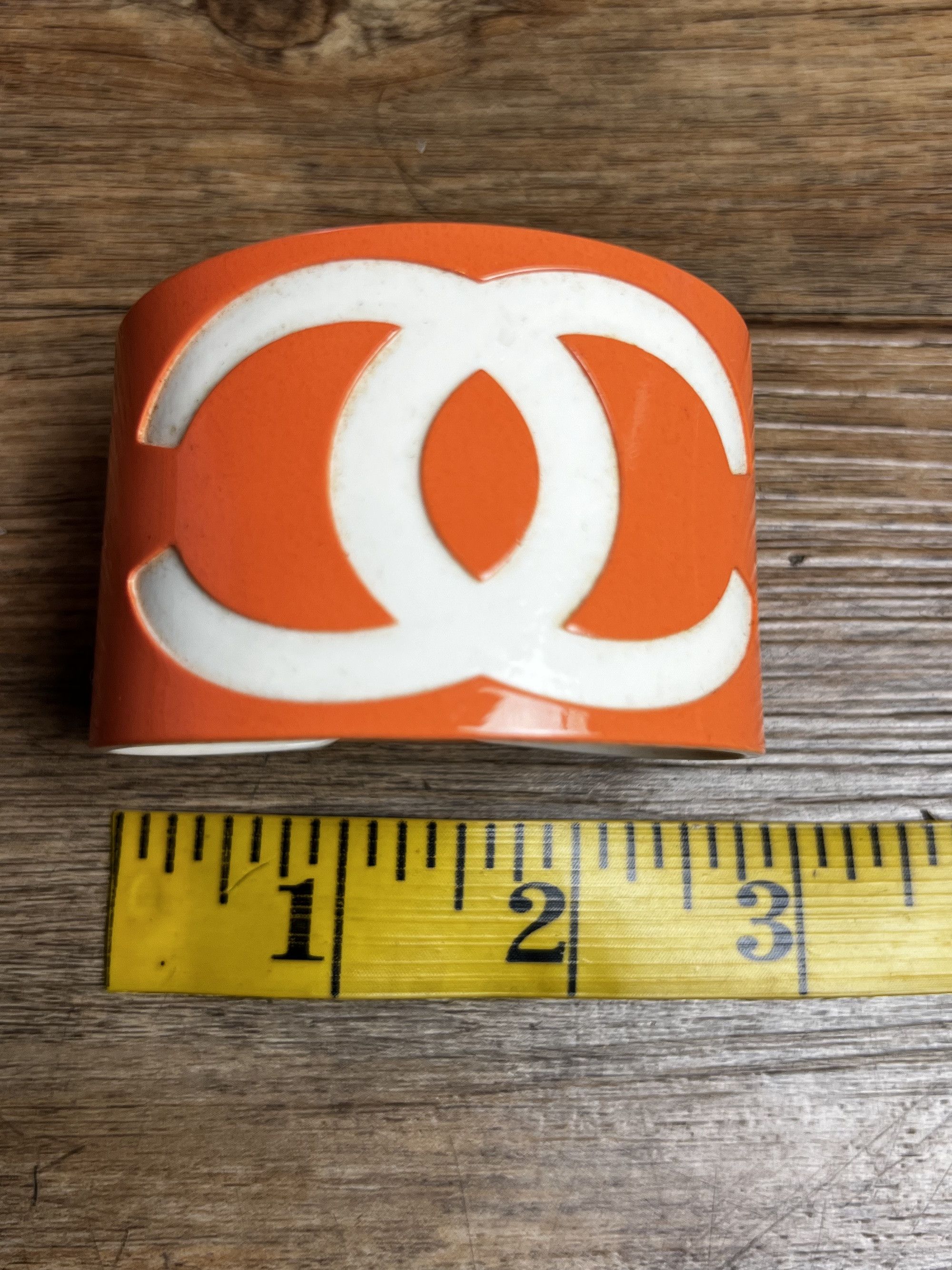 Chanel Vintage 2006 or 2008 Chanel Resin Cuff - Karl Lagerfeld Era Size ONE SIZE - 5 Thumbnail