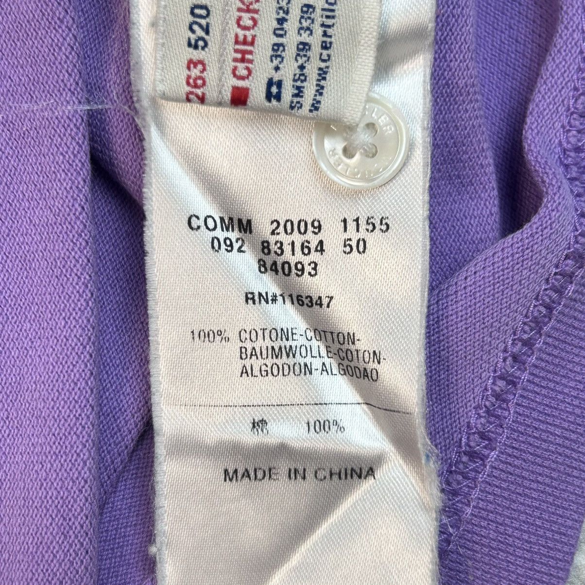 Moncler Luxury Men's Polo Shirt Moncler Lilac Logo Size US S / EU 44-46 / 1 - 12 Thumbnail