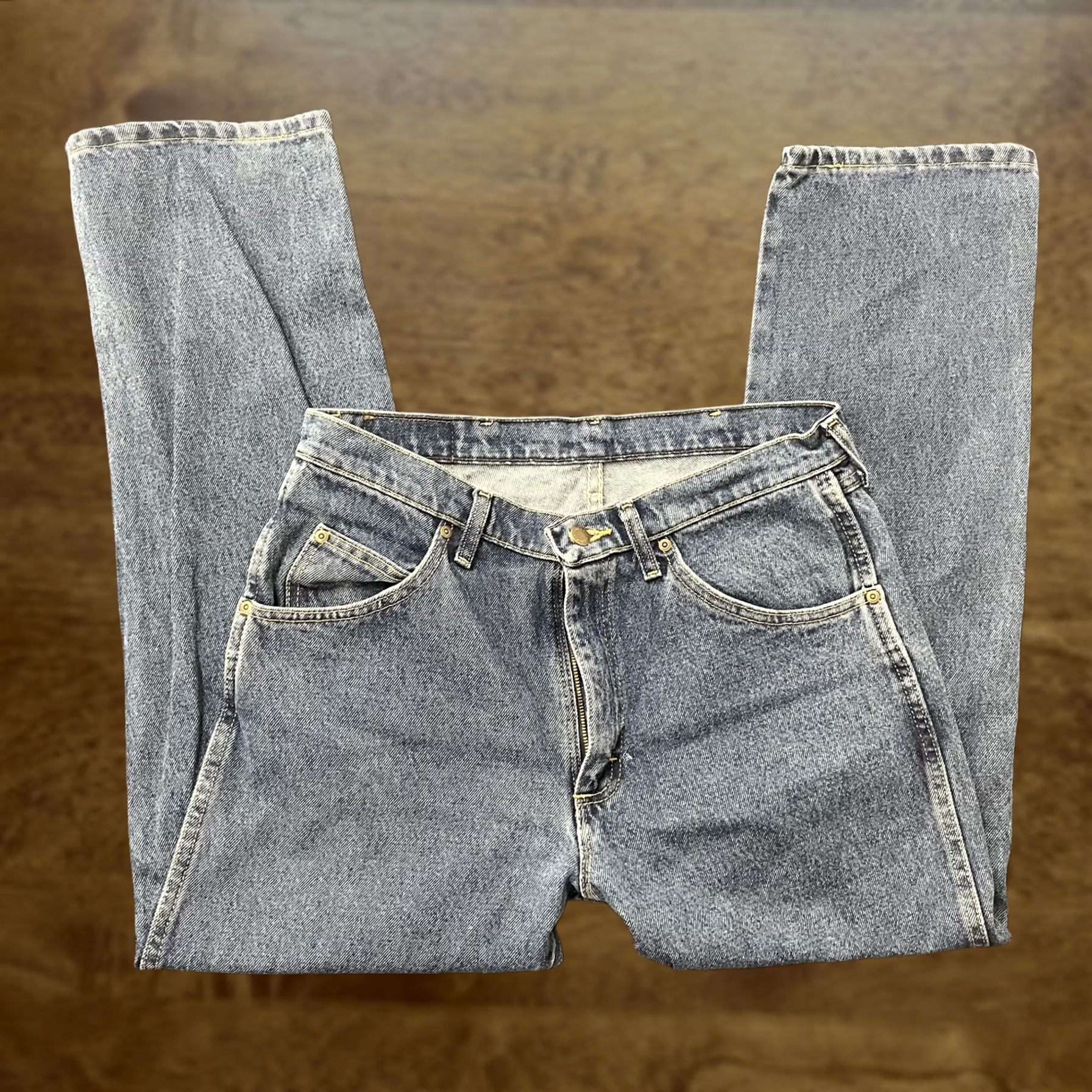 Wrangler Wrangler Jeans Mens 34x29 Blue Ridge Regular Fit Straight Leg Denim Pocket Zip Fly Denim Size US 34 / EU 50 - 1 Thumbnail