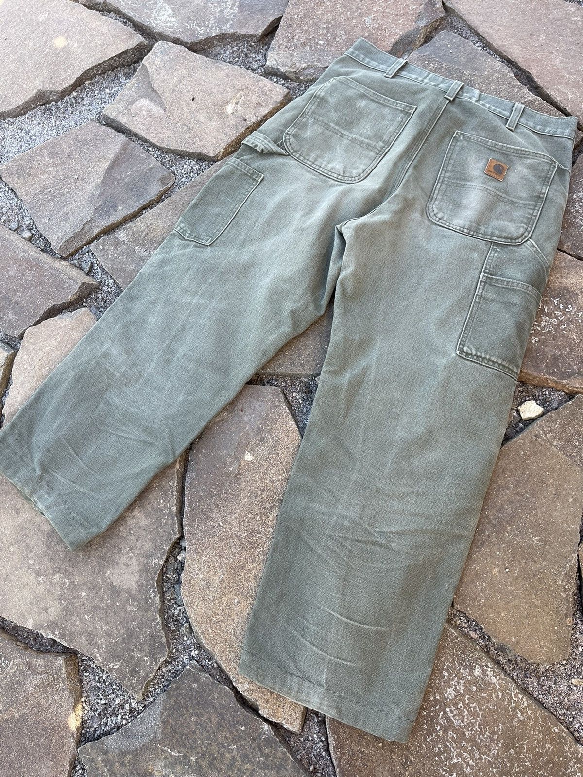 Carhartt 90’s Vintage Carhartt double knee cargo khaki pants Size US 33 - 3 Thumbnail