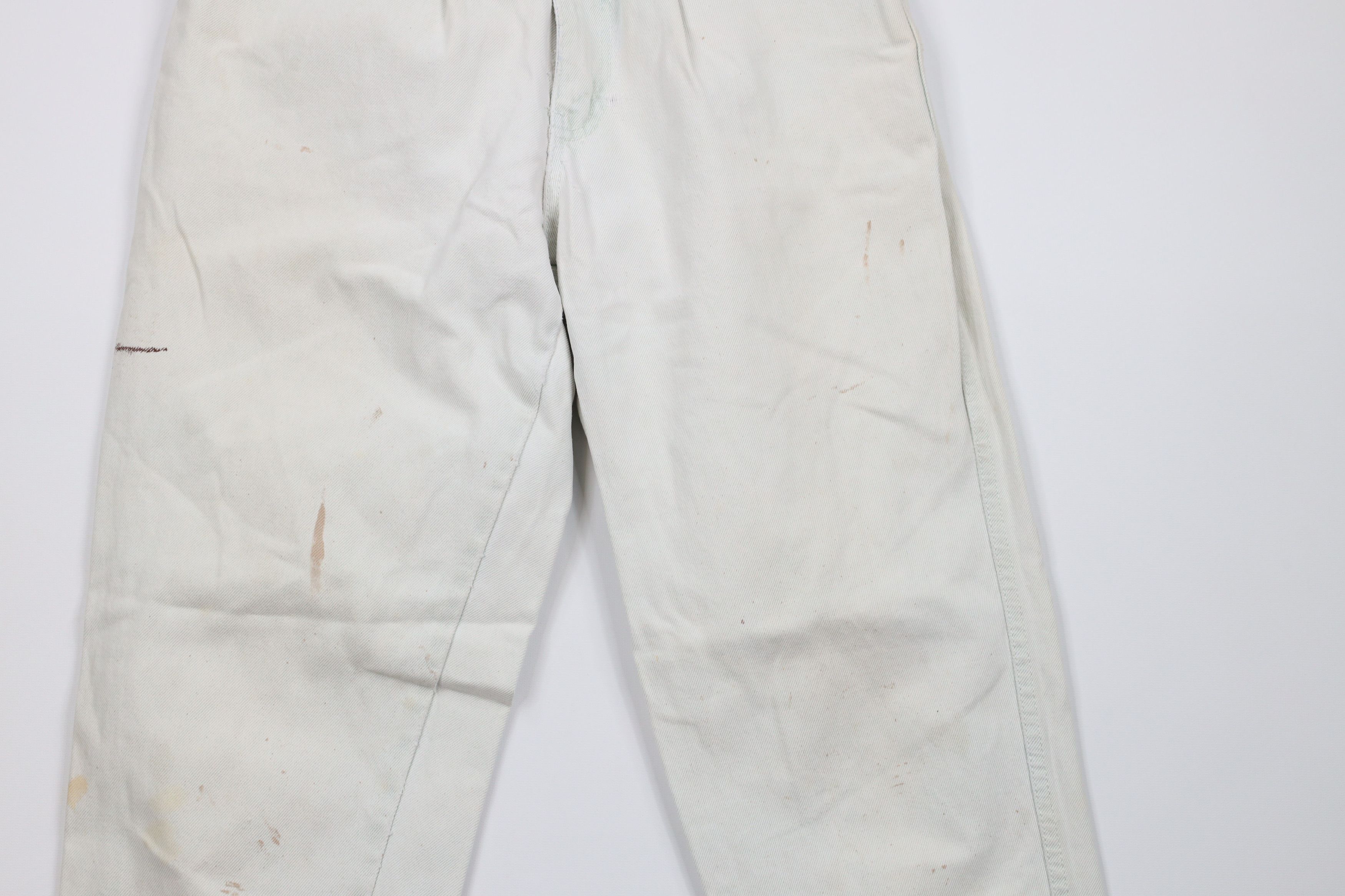 Vintage Vintage 90s Streetwear Pleated Tapered Leg Denim Jeans Blue Size 30" / US 8 / IT 44 - 3 Thumbnail