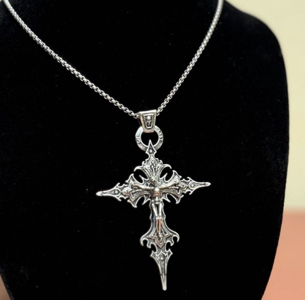 Affliction Grunge Cross Necklace Size ONE SIZE - 1 Thumbnail