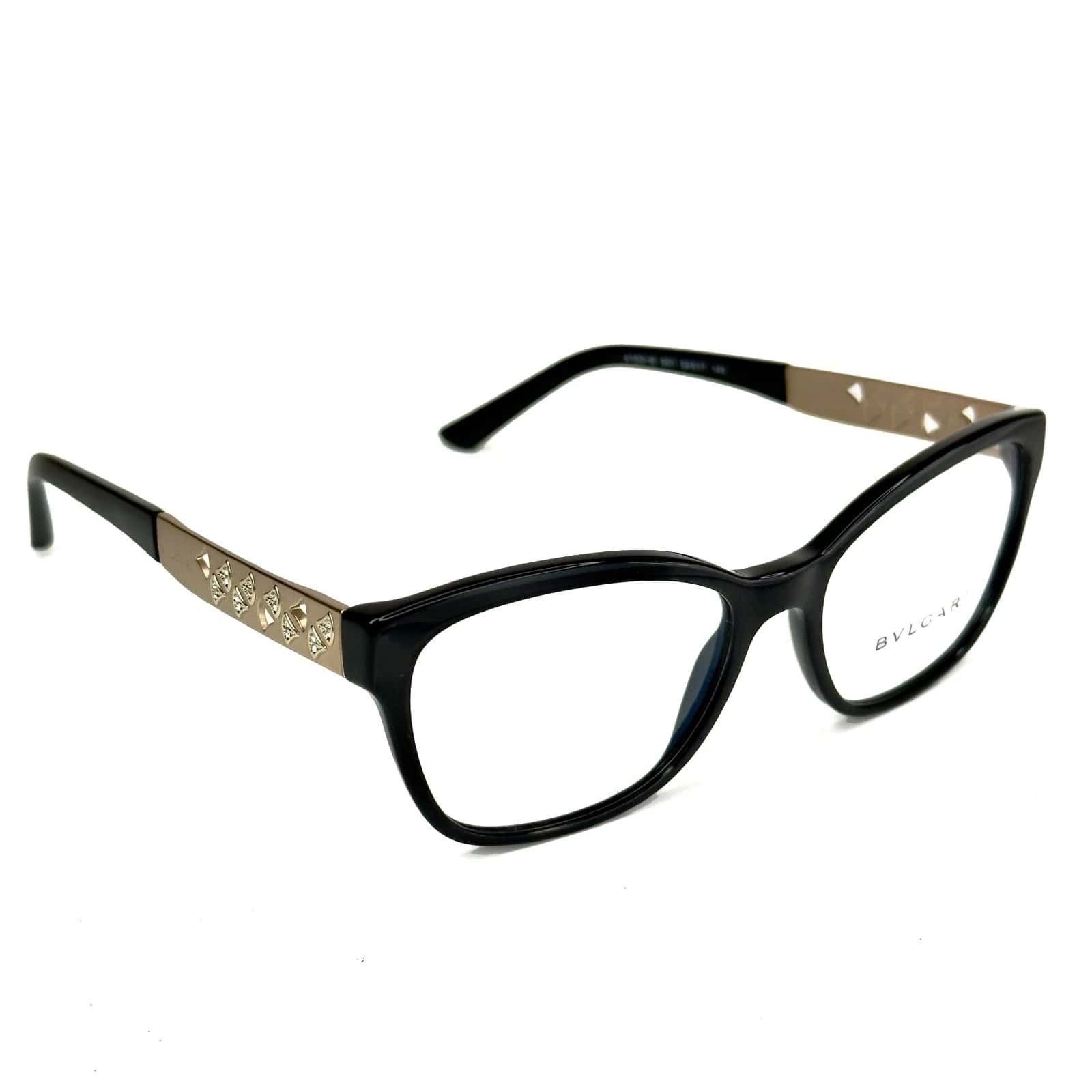 Bvlgari BVLGARI BV4153B DIVAS DREAM Black Crystal Fan Eyeglass 4153 Size ONE SIZE - 5 Thumbnail