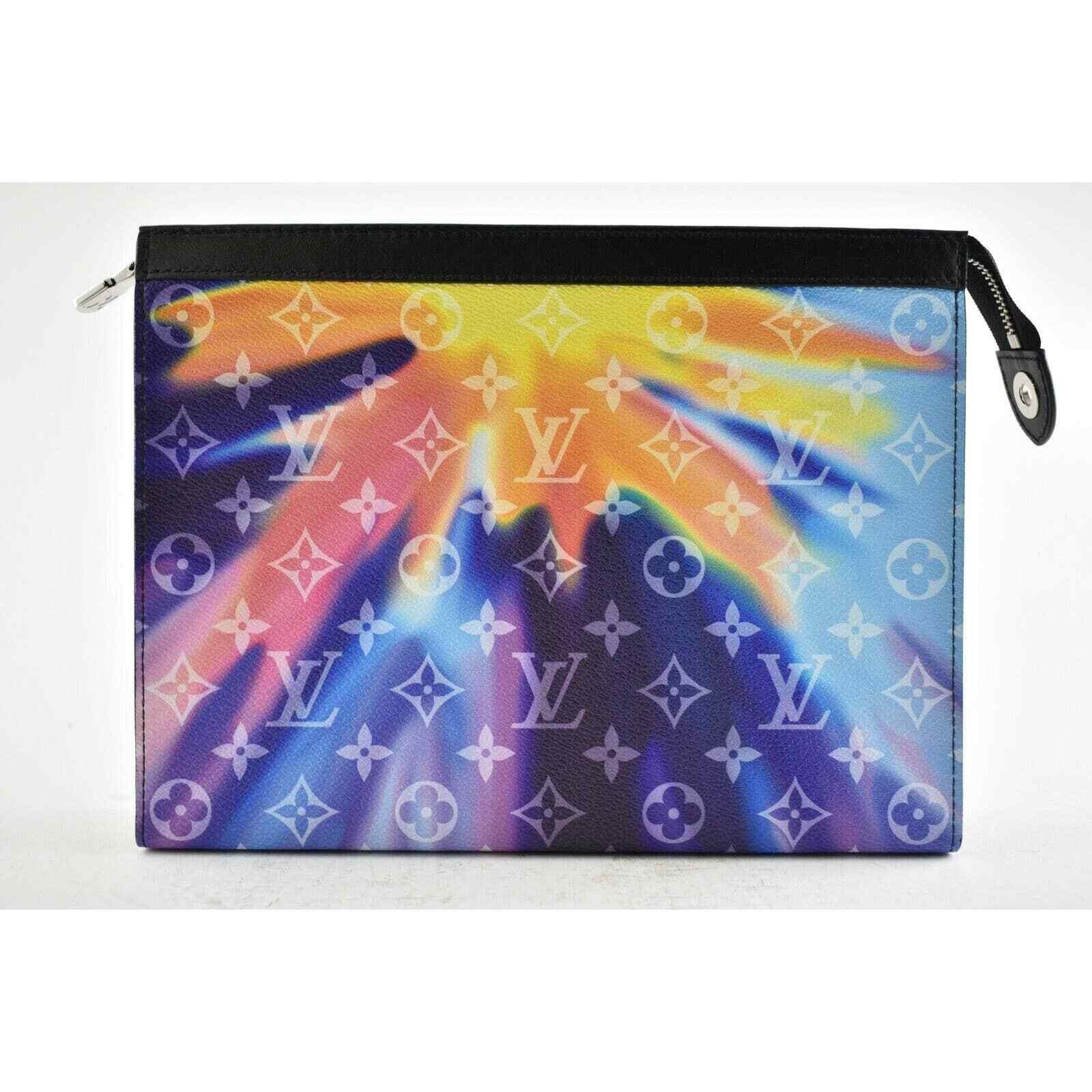 Louis Vuitton Louis Vuitton Pouch Monogram Sunset Dye Logo Clutch Bag Size ONE SIZE - 2 Thumbnail