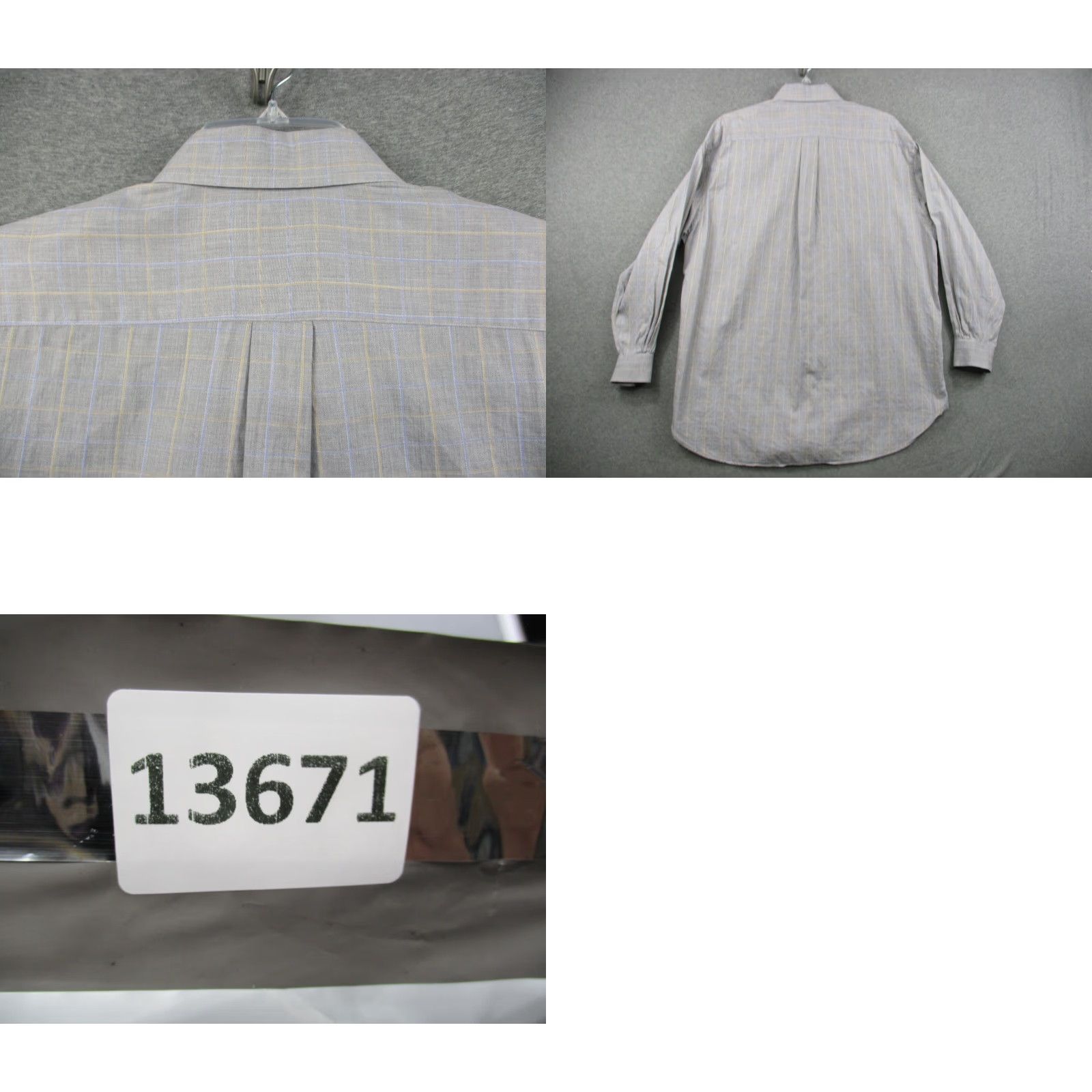 Brooks Brothers Brooks Brothers Country Club Shirt Large Egyptian Cotton Plaid Italy Size US L / EU 52-54 / 3 - 8 Thumbnail