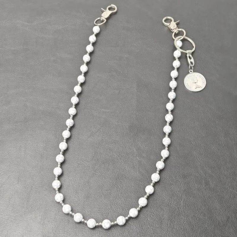 Jewelry Retro Marble Accessories Hip Rock y2k Pants Chain Size ONE SIZE - 3 Thumbnail