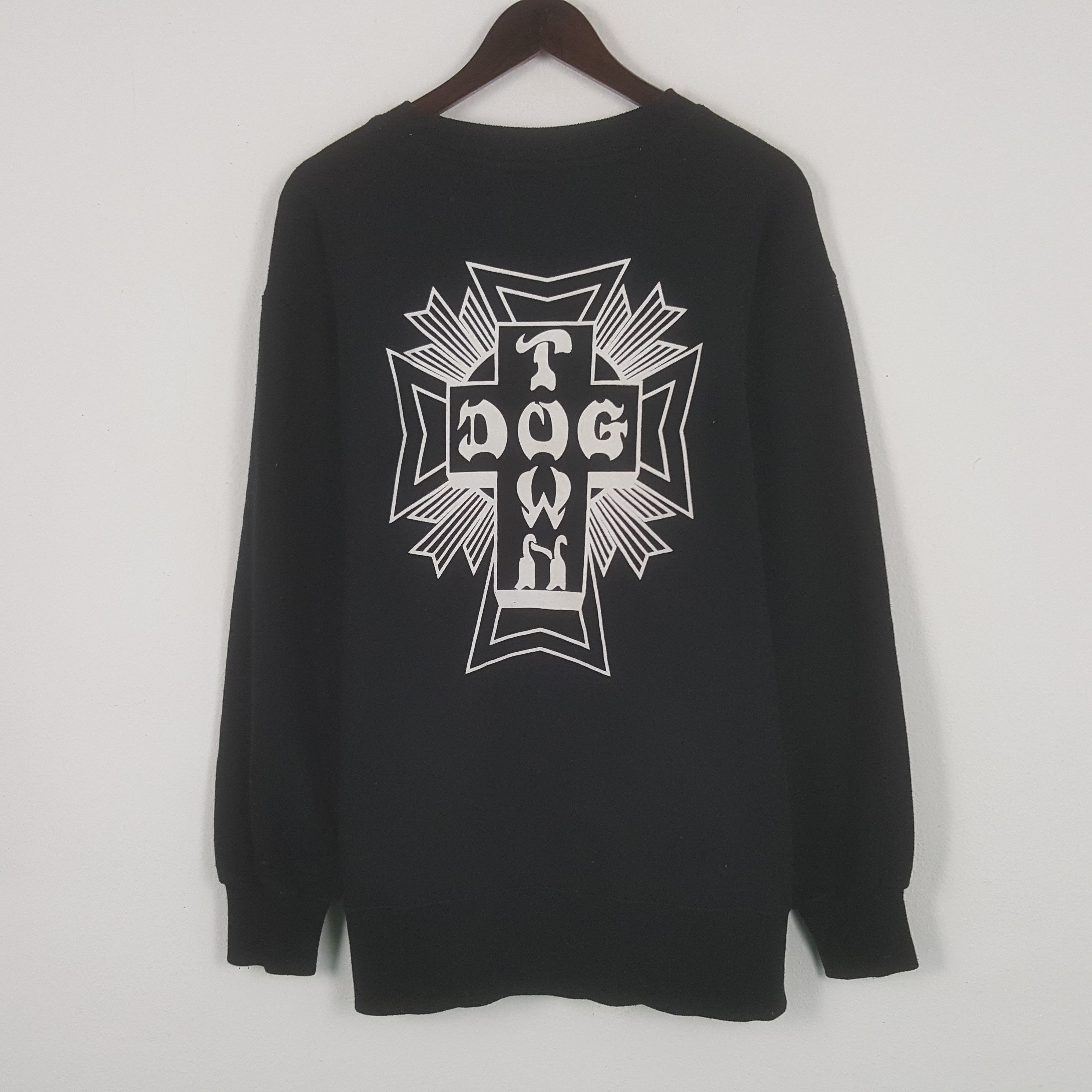 image of Dogtown x Vintage Dog Town Sweatshirt in Black, Men's (Size XL)
