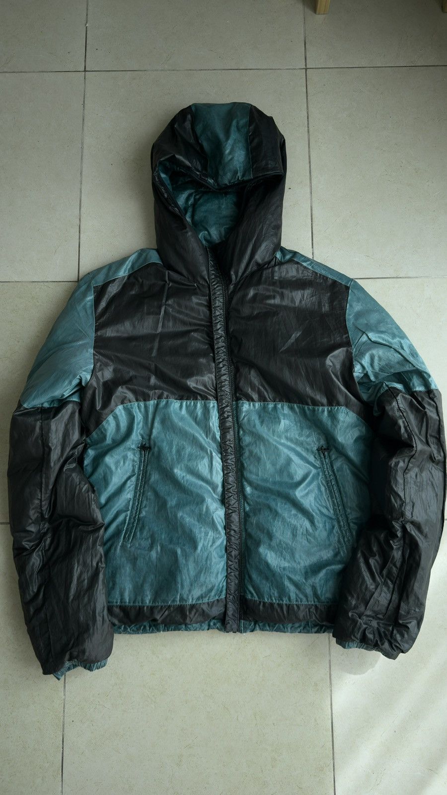 Isaora Isaora Garment Dyed Green Blue Reversible Jacket Size US M / EU 48-50 / 2 - 7 Thumbnail