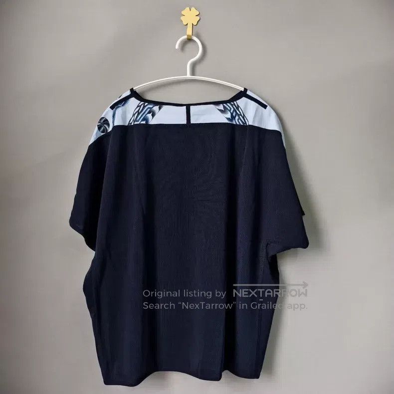 Hermes Hermes Chain Logo Blue and Black Short Sleeve Size XS / US 0-2 / IT 36-38 - 2 Thumbnail