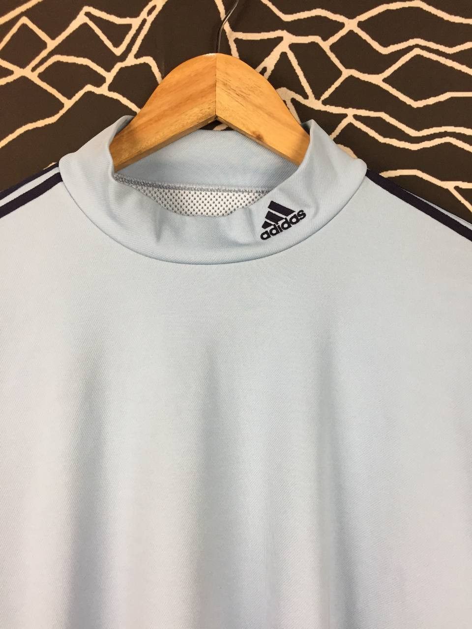 Adidas Adidas Golf Performance Training Mock Neck Long Sleeve Tee Size US L / EU 52-54 / 3 - 3 Thumbnail