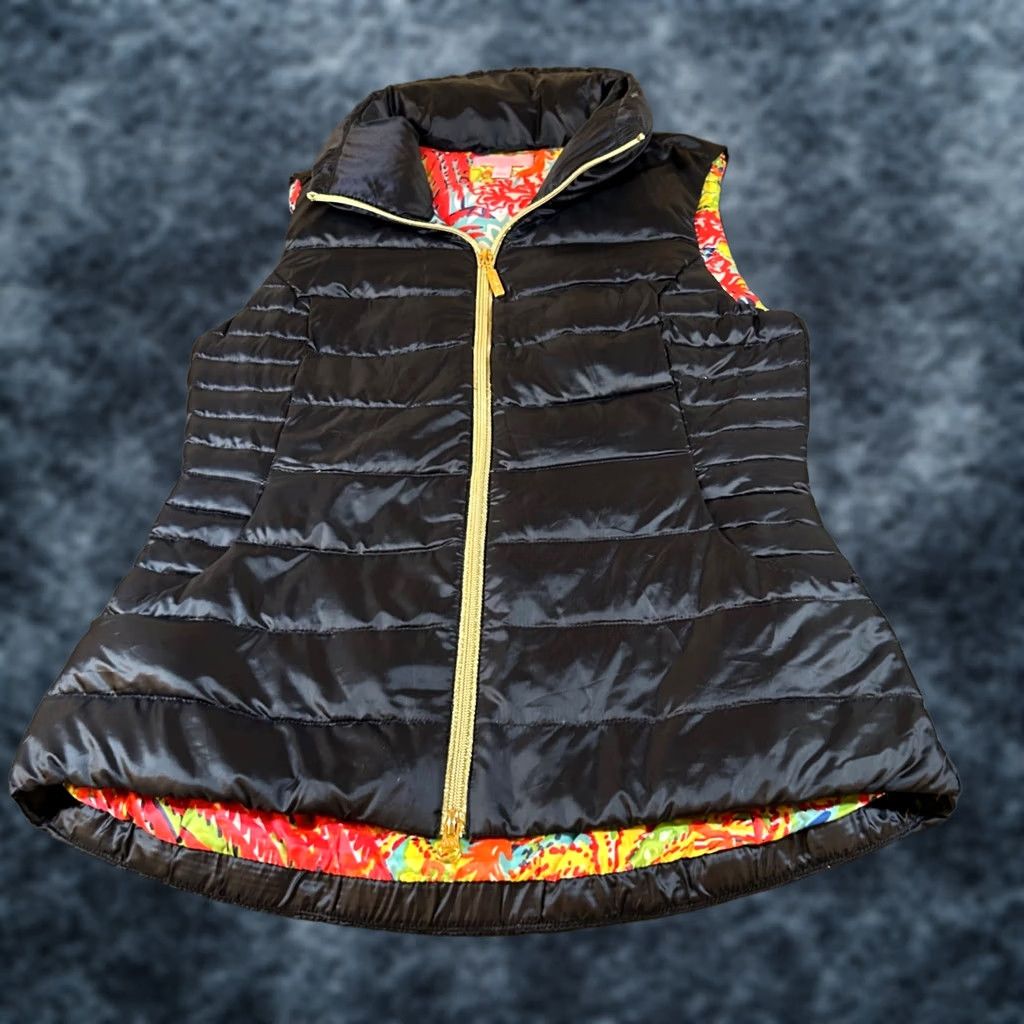 Lilly Pulitzer Lilly Pulitzer Vest Full Zip Sleeveless Colorful Print Womens Small Size S / US 4 / IT 40 - 1 Thumbnail