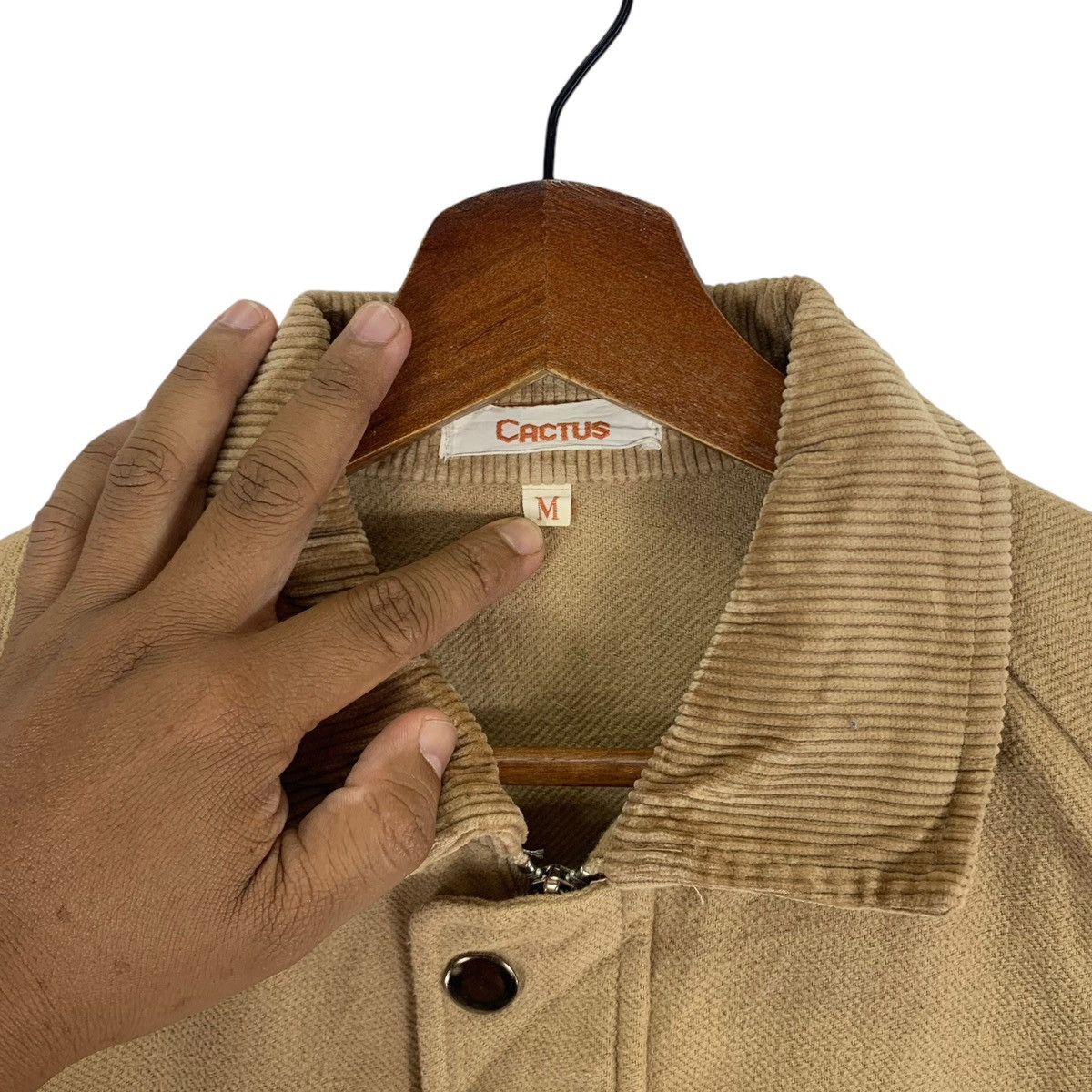 Designer × Japanese Brand × Vintage VINTAGE CACTUS BRAND COTTON BROWN JACKET Size US M / EU 48-50 / 2 - 5 Thumbnail