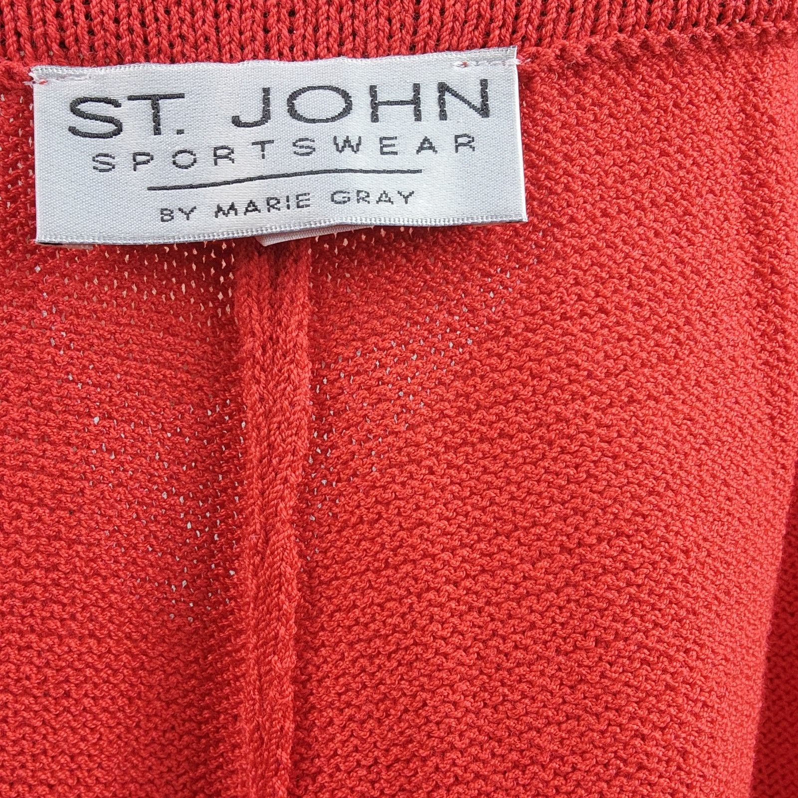 St. John St. John Knit Shorts High Waist Wide Leg Marie Gray 4 Size 27" / US 4 / IT 40 - 5 Thumbnail