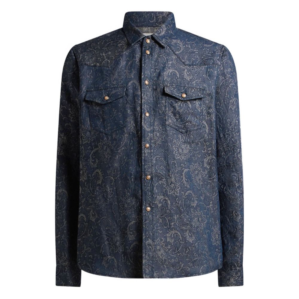 Etro Etro BLUE Shirts Size US L / EU 52-54 / 3 - 1 Thumbnail