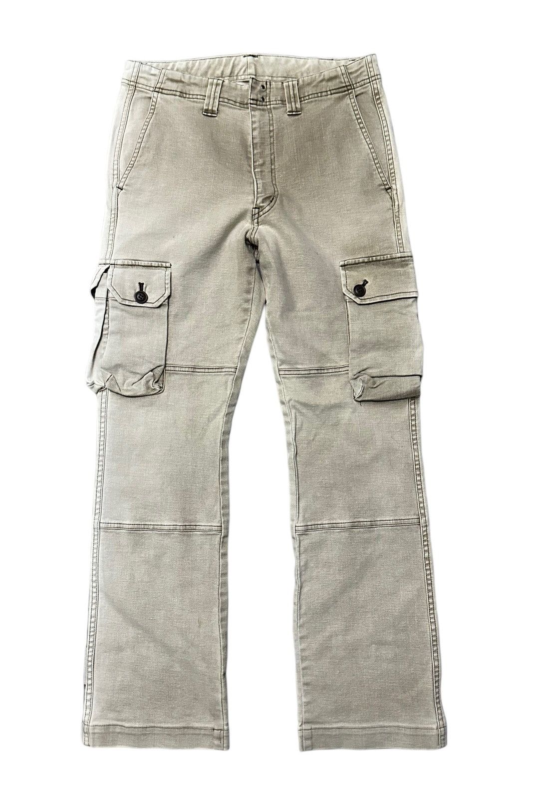 Vintage Men bigi flared cargo pants Size US 31 - 1 Thumbnail