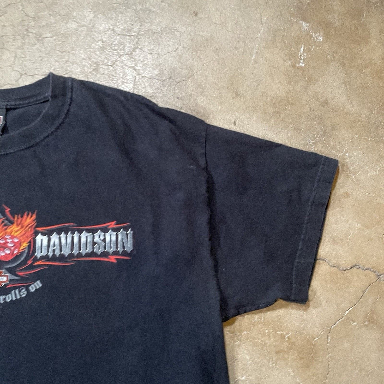 Harley Davidson Y2K 2005 Harley Davidson Dice Double Sided Shirt Men’s XL Size US XL / EU 56 / 4 - 4 Thumbnail