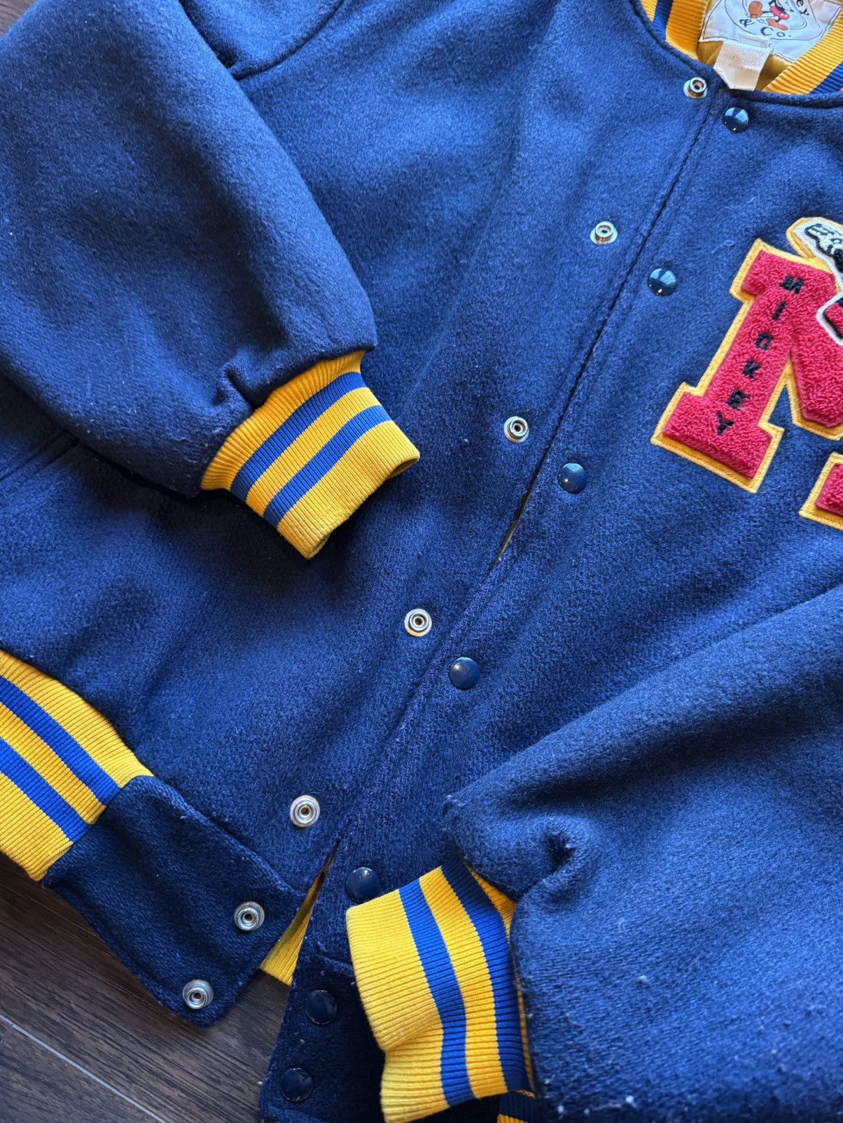 Mickey Mouse Men’s Vintage Mickey Mouse Varsity Size US M / EU 48-50 / 2 - 8 Thumbnail