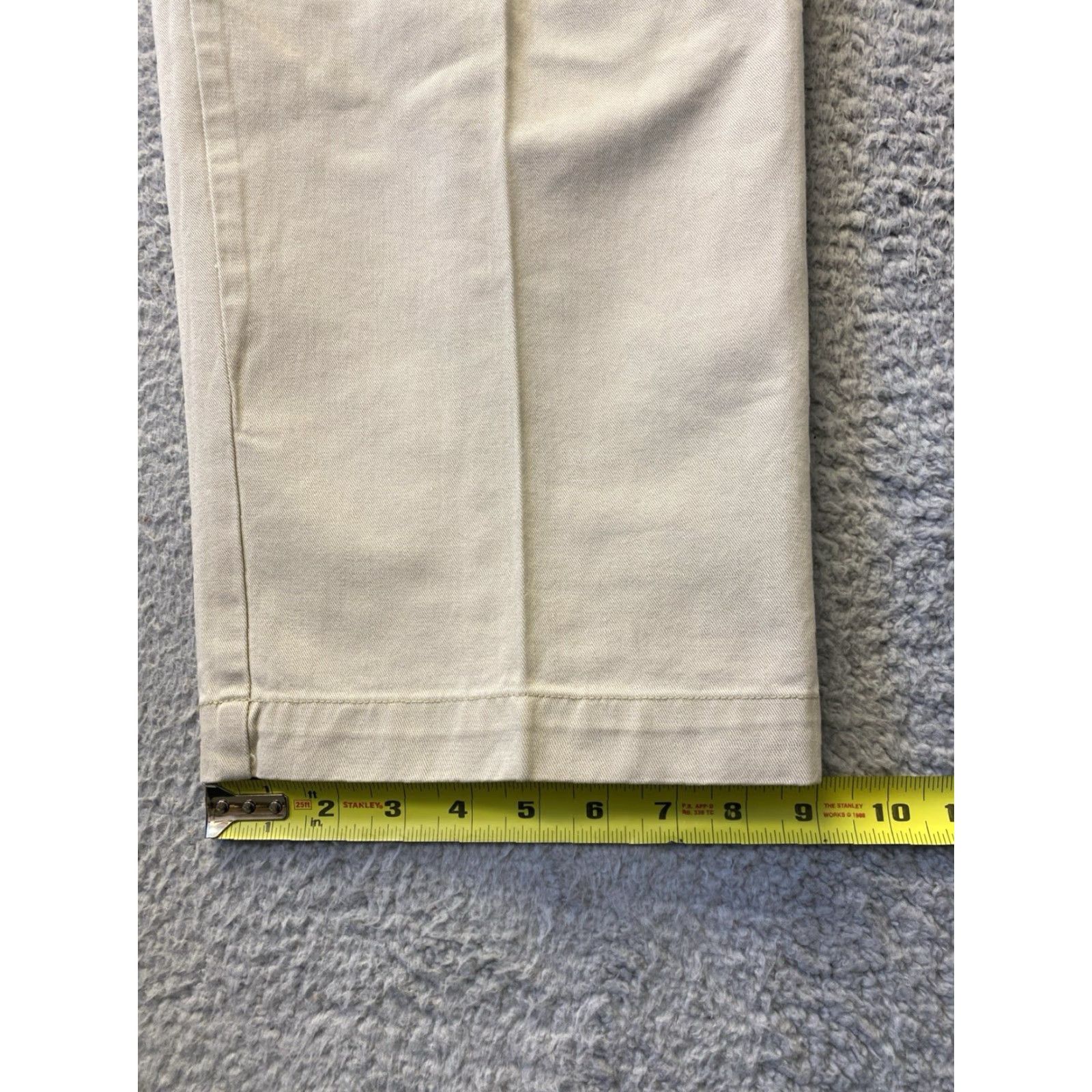 Polo Ralph Lauren VINTAGE Polo Ralph Lauren Chino Pants Mens 40x32 Khaki Linen Relaxed 80s 90s Preppy USA Logo Retro Mens Size US XL / EU 56 / 4 - 7 Thumbnail