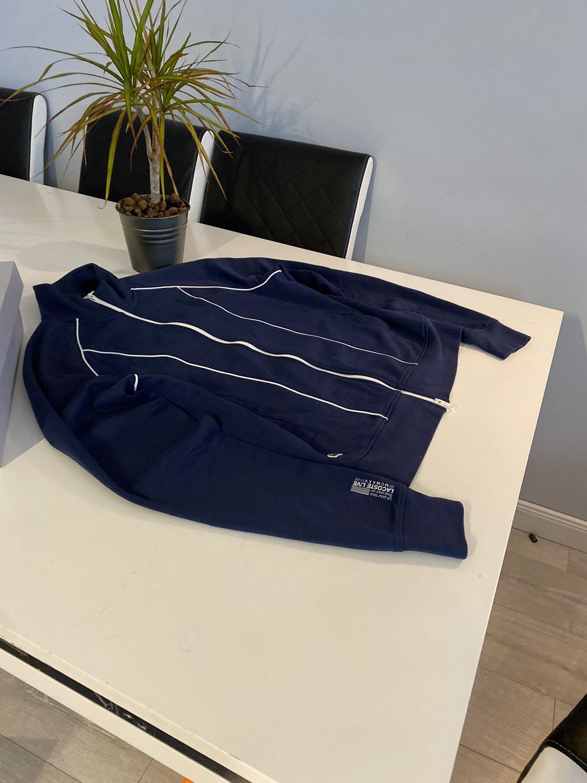 Lacoste Lacoste L!VE hoodie zip navy blue very rare Size US M / EU 48-50 / 2 - 3 Thumbnail