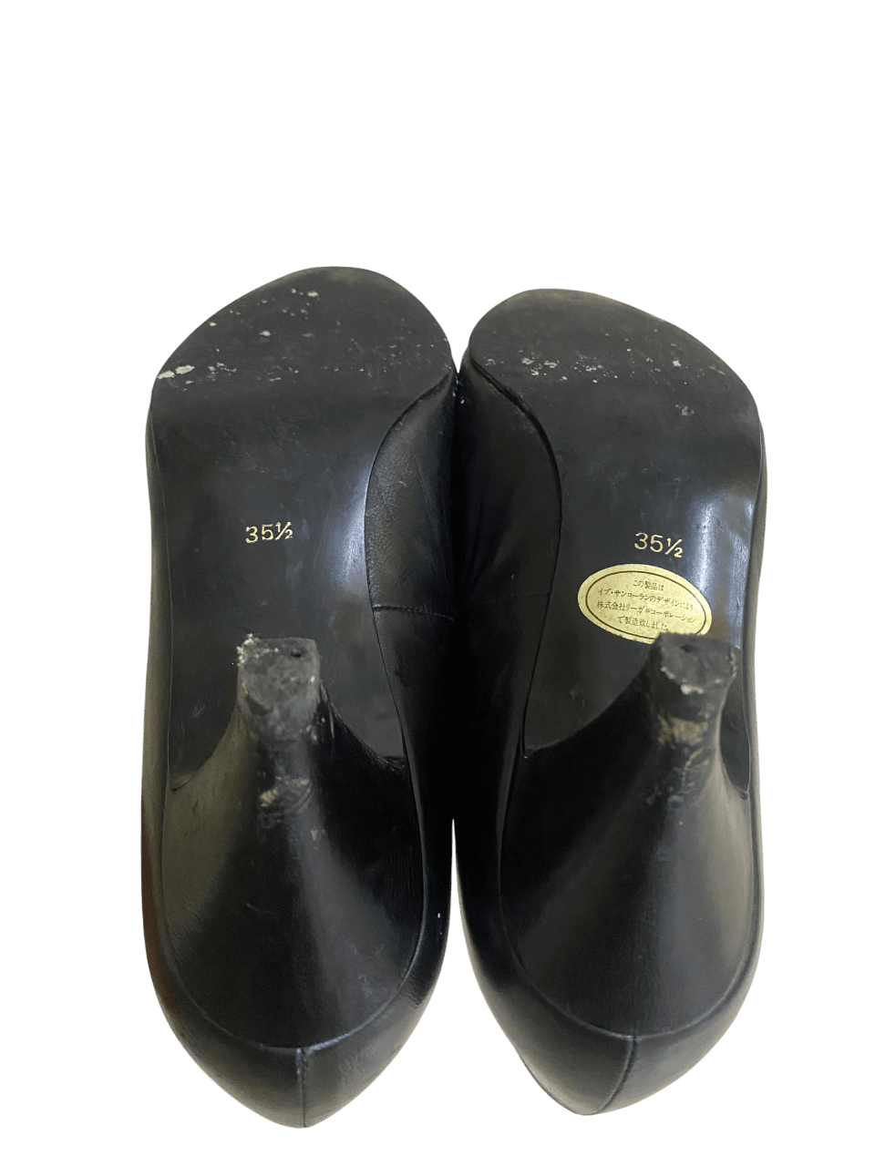 Yves Saint Laurent Saint Laurent YSL Leather Heel Size US 5.5 / IT 35.5 - 6 Thumbnail