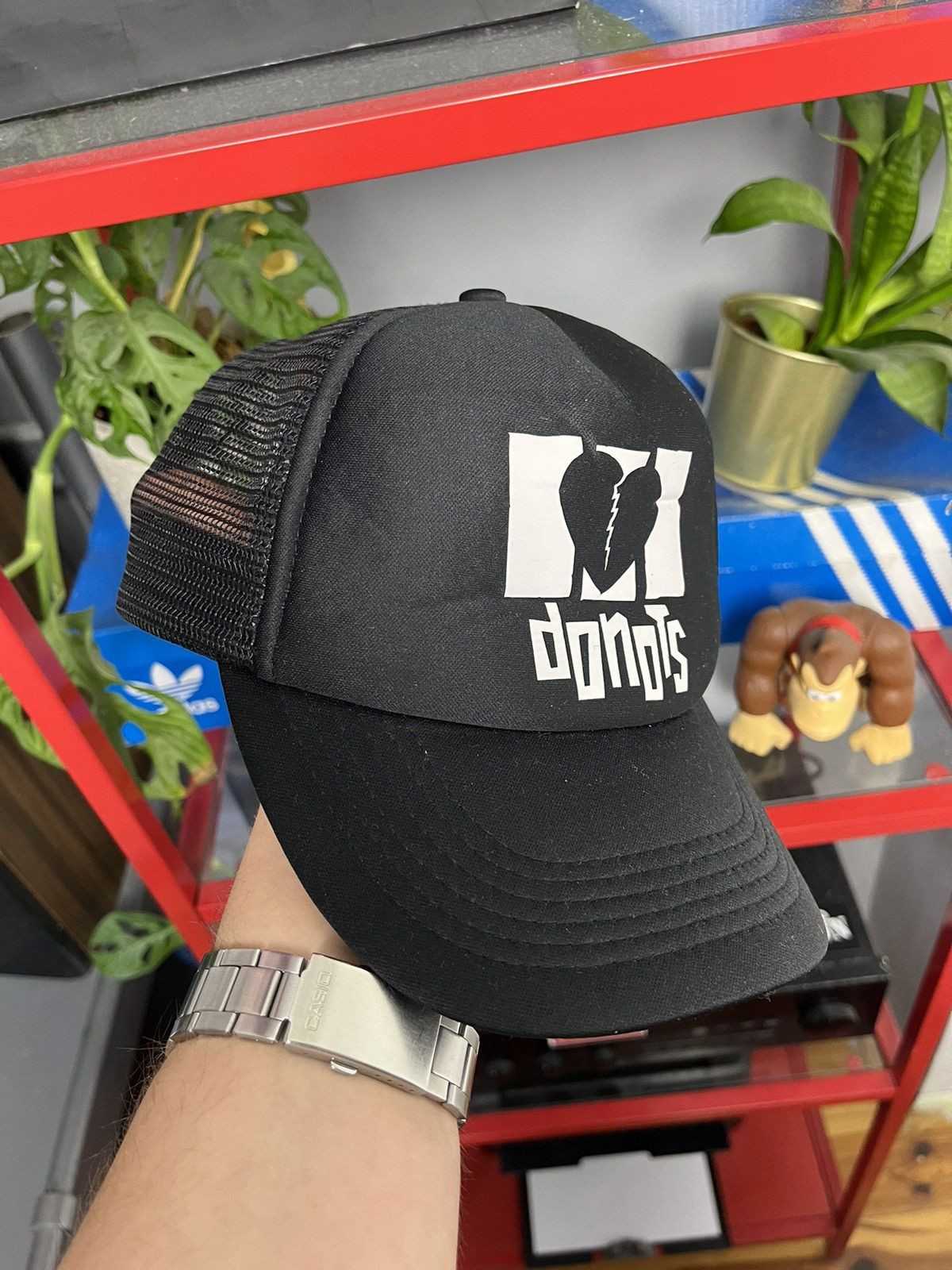 Vintage Rare Vintage 90s Donots rock band trucker hat Size ONE SIZE - 3 Thumbnail
