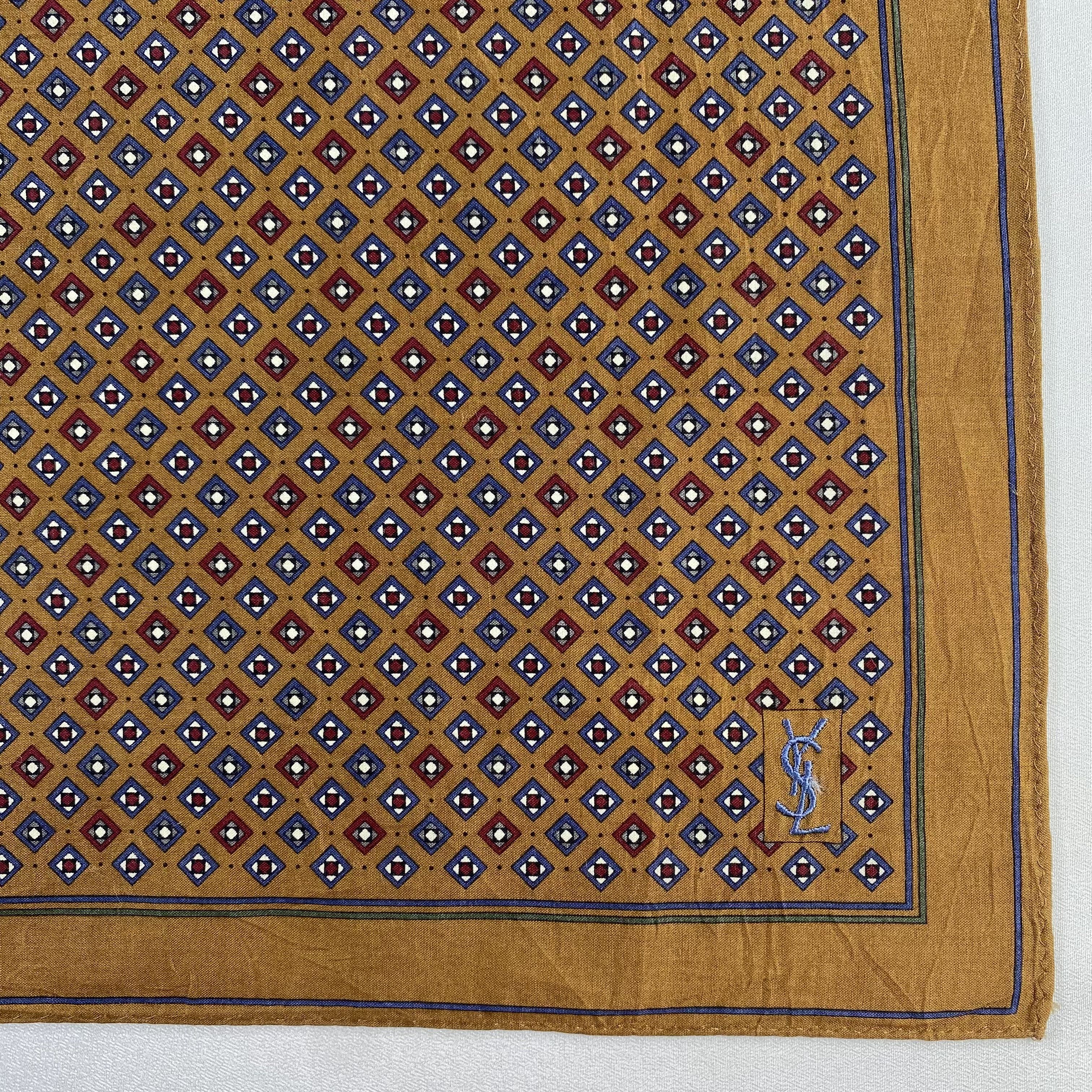 Vintage Yves Saint Laurent Handkerchief / Neckerchief-P1551 Size ONE SIZE - 3 Thumbnail