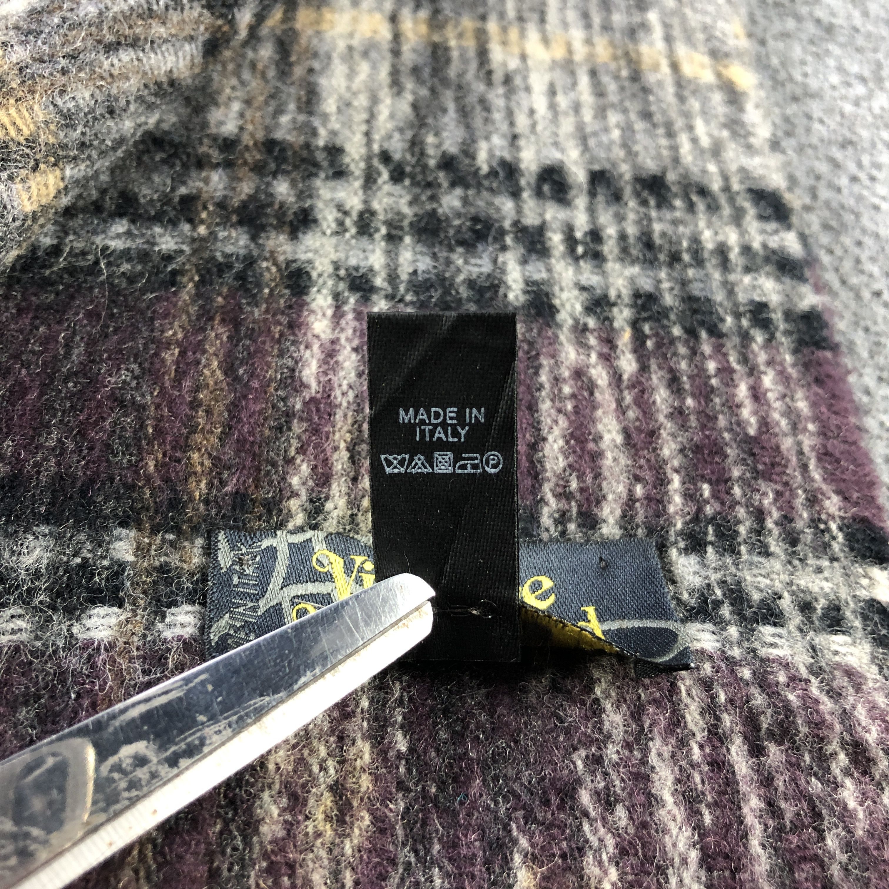 Vivienne Westwood Vivienne Westwood Wool Scarf Muffler V2954 Size ONE SIZE - 7 Thumbnail