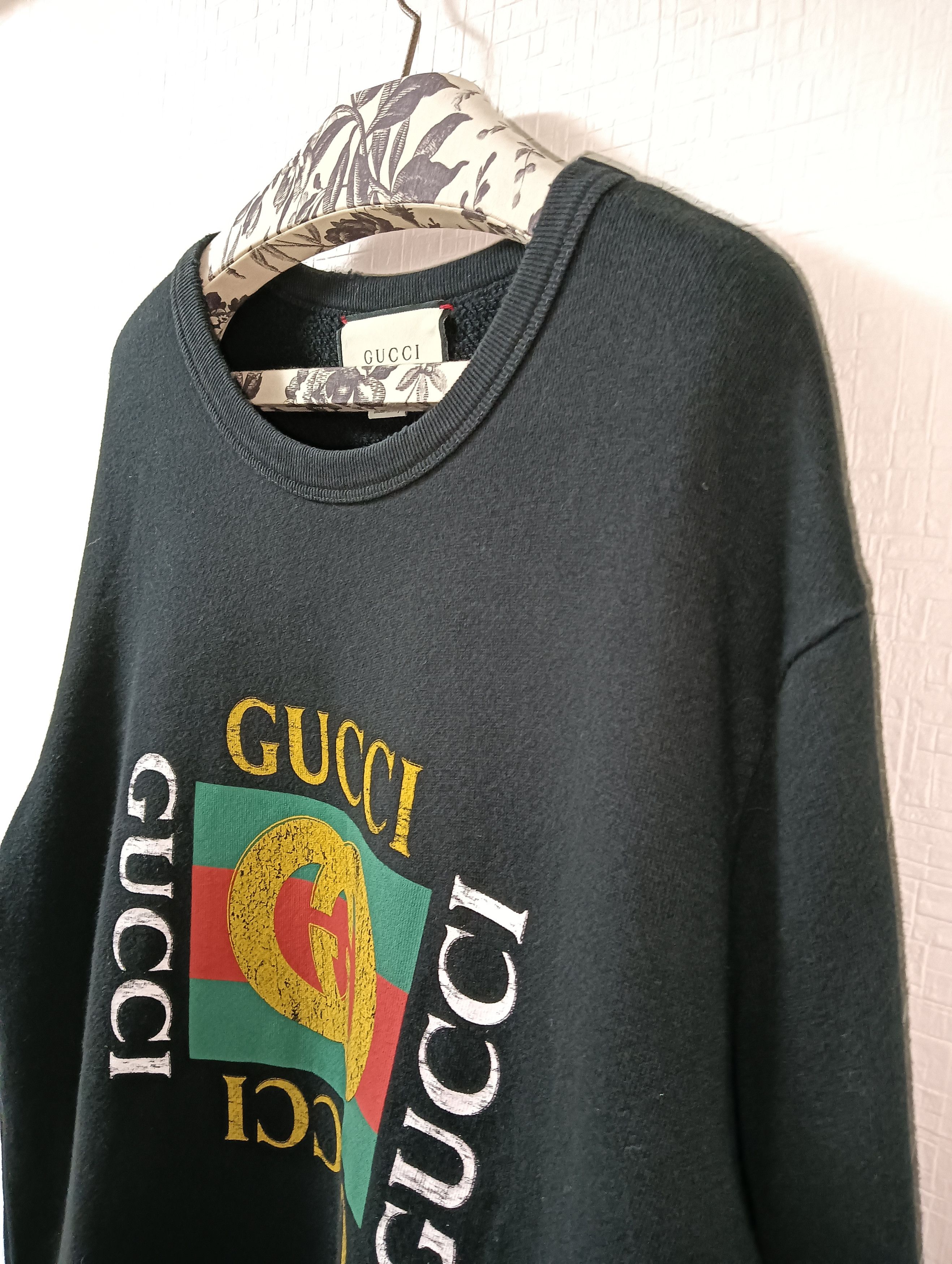 Gucci Square Logo Sweatshirt Size US L / EU 52-54 / 3 - 3 Thumbnail