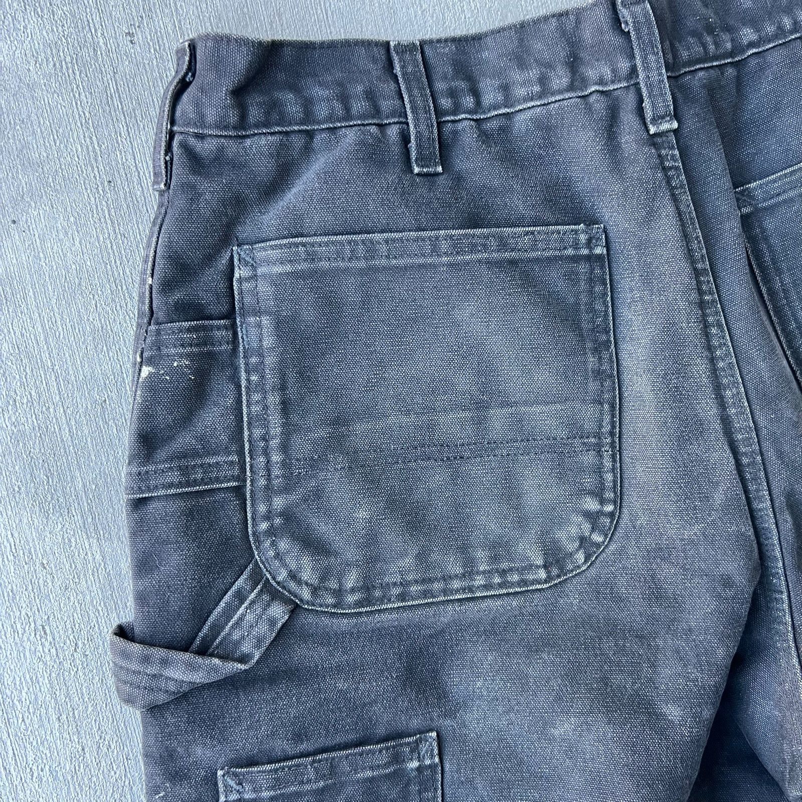 Carhartt × Vintage Carhartt black insulated double knee work carpenter pants Size US 34 / EU 50 - 6 Thumbnail
