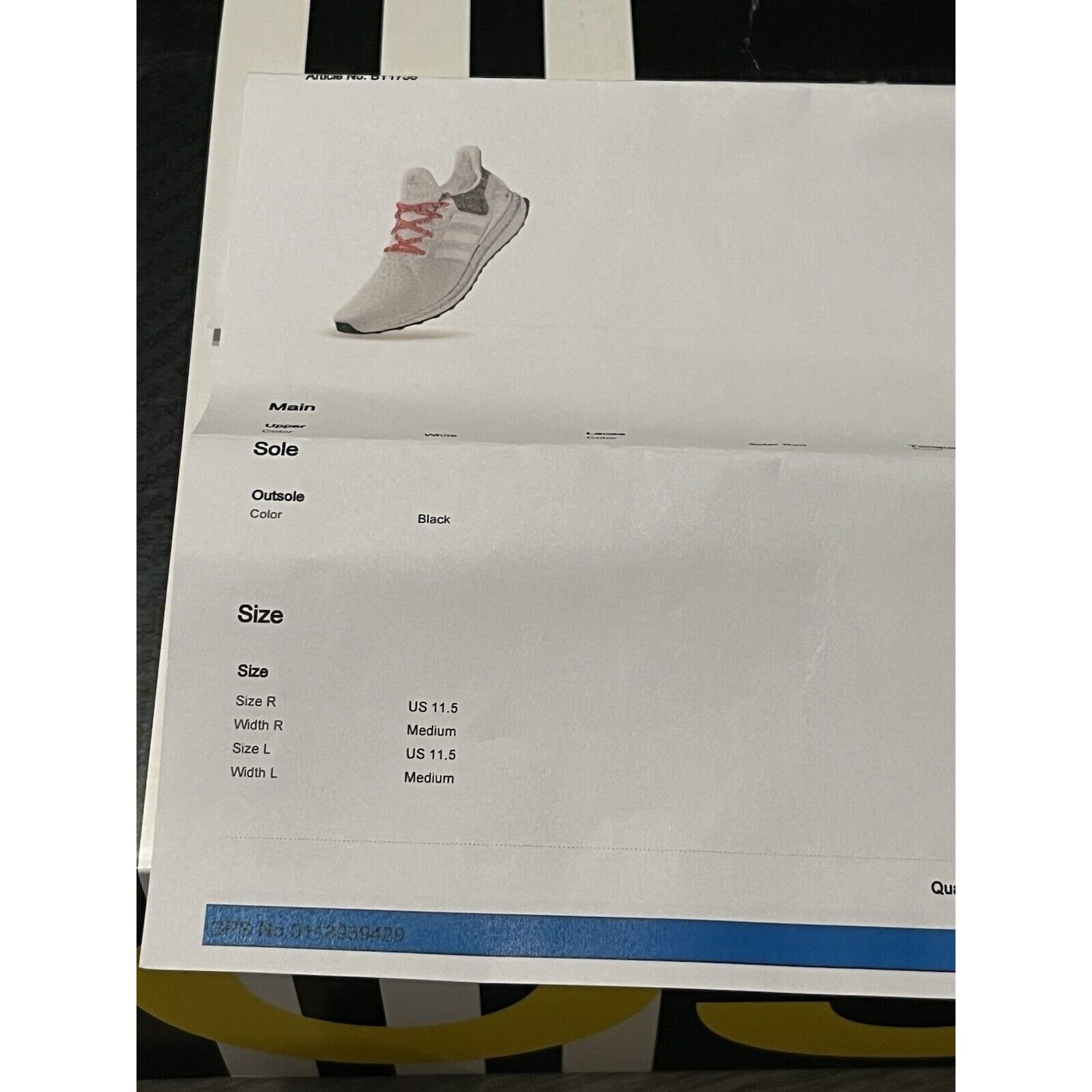 Adidas Adidas mi UltraBOOST White Rainbow size 11.5 Men Running Size US 11.5 / EU 44-45 - 10 Thumbnail
