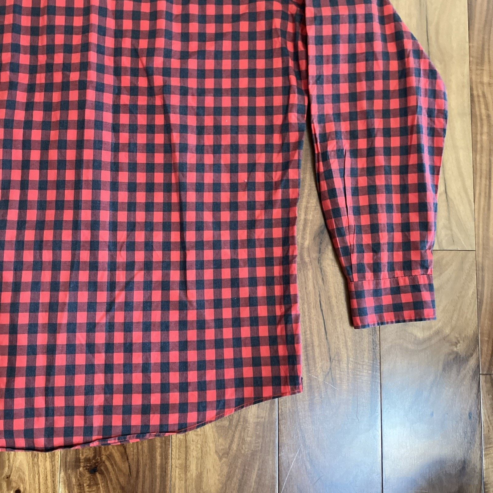 Lacoste Lacoste Men Regular Fit Checkered Button Down Shirt Large 44 Size US L / EU 52-54 / 3 - 24 Thumbnail