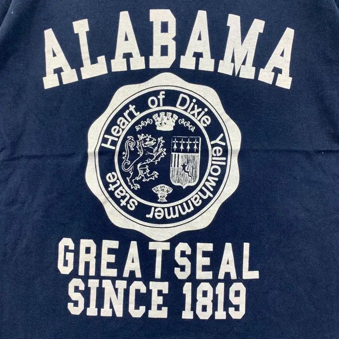 Vintage ALABAMA GREAT SEAL Heart Of Dixie Yellowhammer State Size 4XL / US 24-26 - 3 Thumbnail
