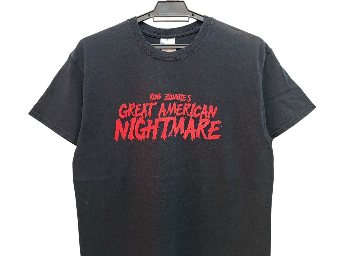 Band Tees ROB ZOMBIES GREAT AMERICAN NIGHTMARE GILDAN INDUSTRIAL METAL Size US M / EU 48-50 / 2 - 3 Thumbnail