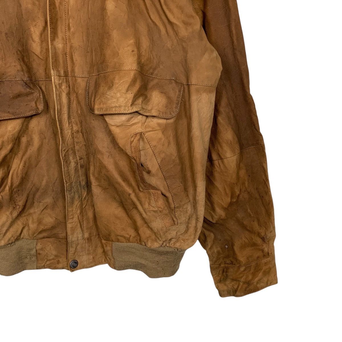 Japanese Brand Bison Suede Leather Jacket Size US M / EU 48-50 / 2 - 4 Thumbnail