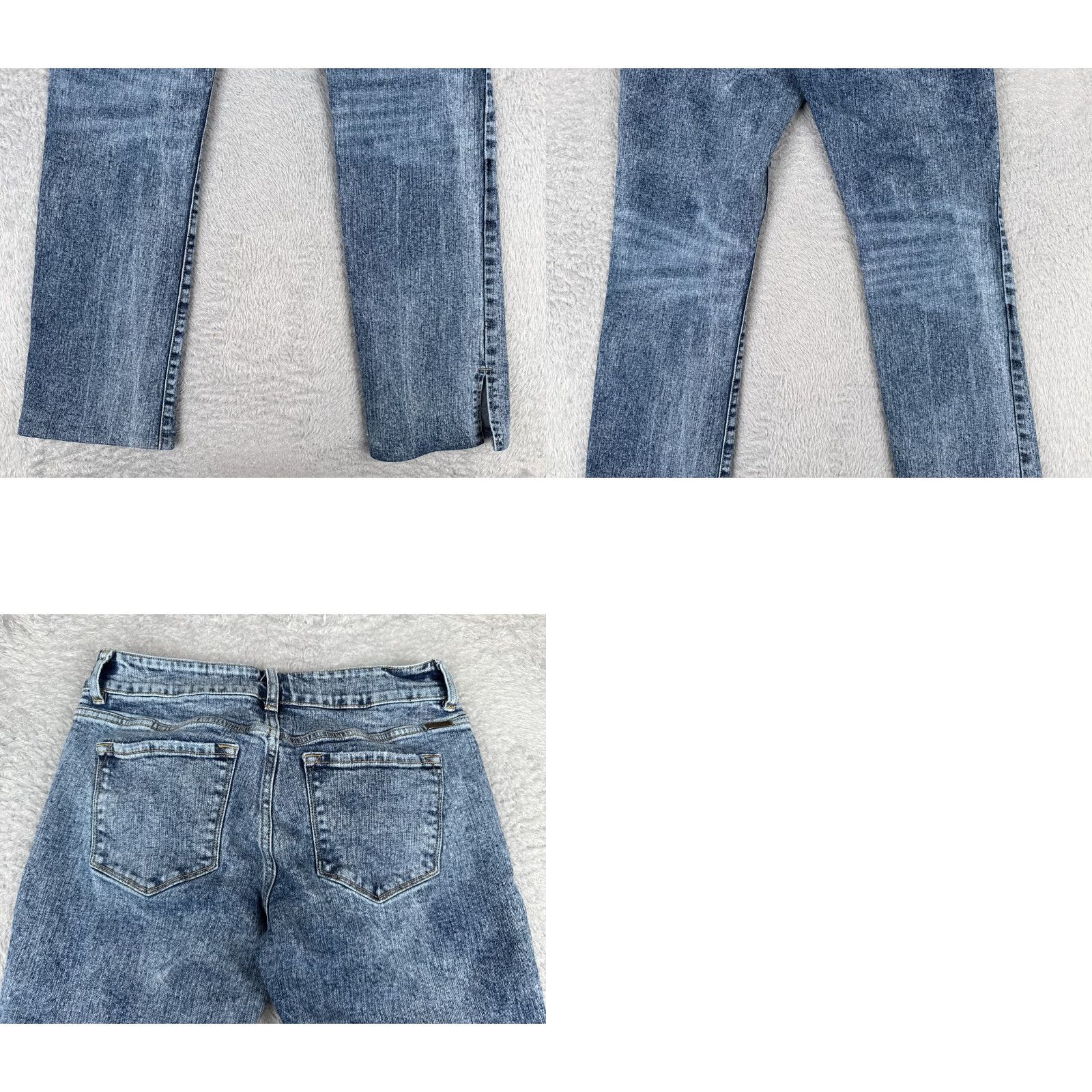 Vintage Kancan Jeans Womens Jeans Flared Mid Rise 29x30 Blue Denim 9 Juniors Stretch 5-Pocket Designer Vintage: No Size 30" / US 8 / IT 44 - 10 Thumbnail