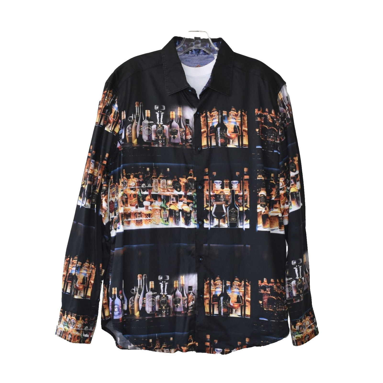 Robert Graham ROBERT GRAHAM Whiskeyinjar 2 Bar Scene LS Shirt Size XL Size US XL / EU 56 / 4 - 2 Thumbnail