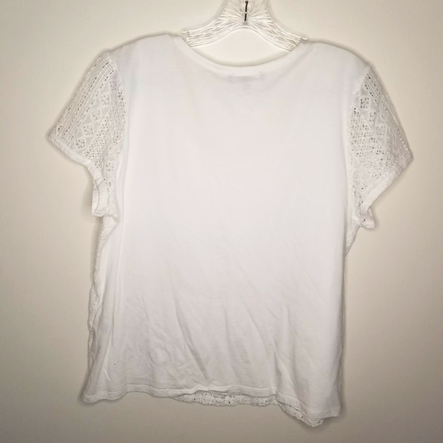 Nine West Nine West T-Shirt Womens White Short Sleeve Size 2XL Shirt 2XL Womens White Nine West Short Sleeve Tee Size XXL / US 16-18 / IT 52-54 - 4 Thumbnail
